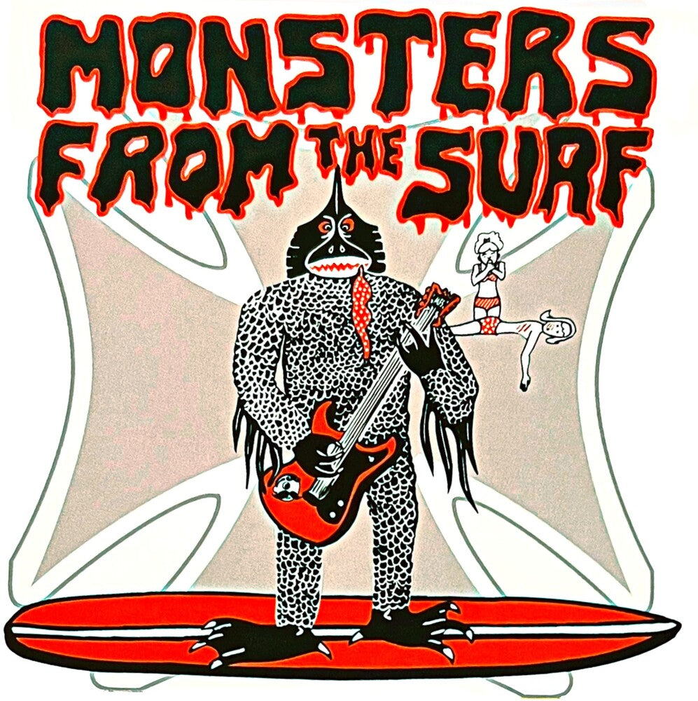 the album cover for Monsters From The Surf - Monsters From The Surf