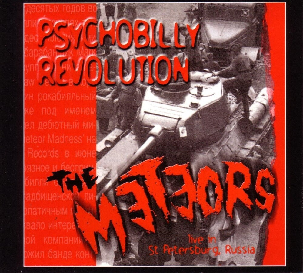 the album cover for Meteors - Psychobilly Revolution