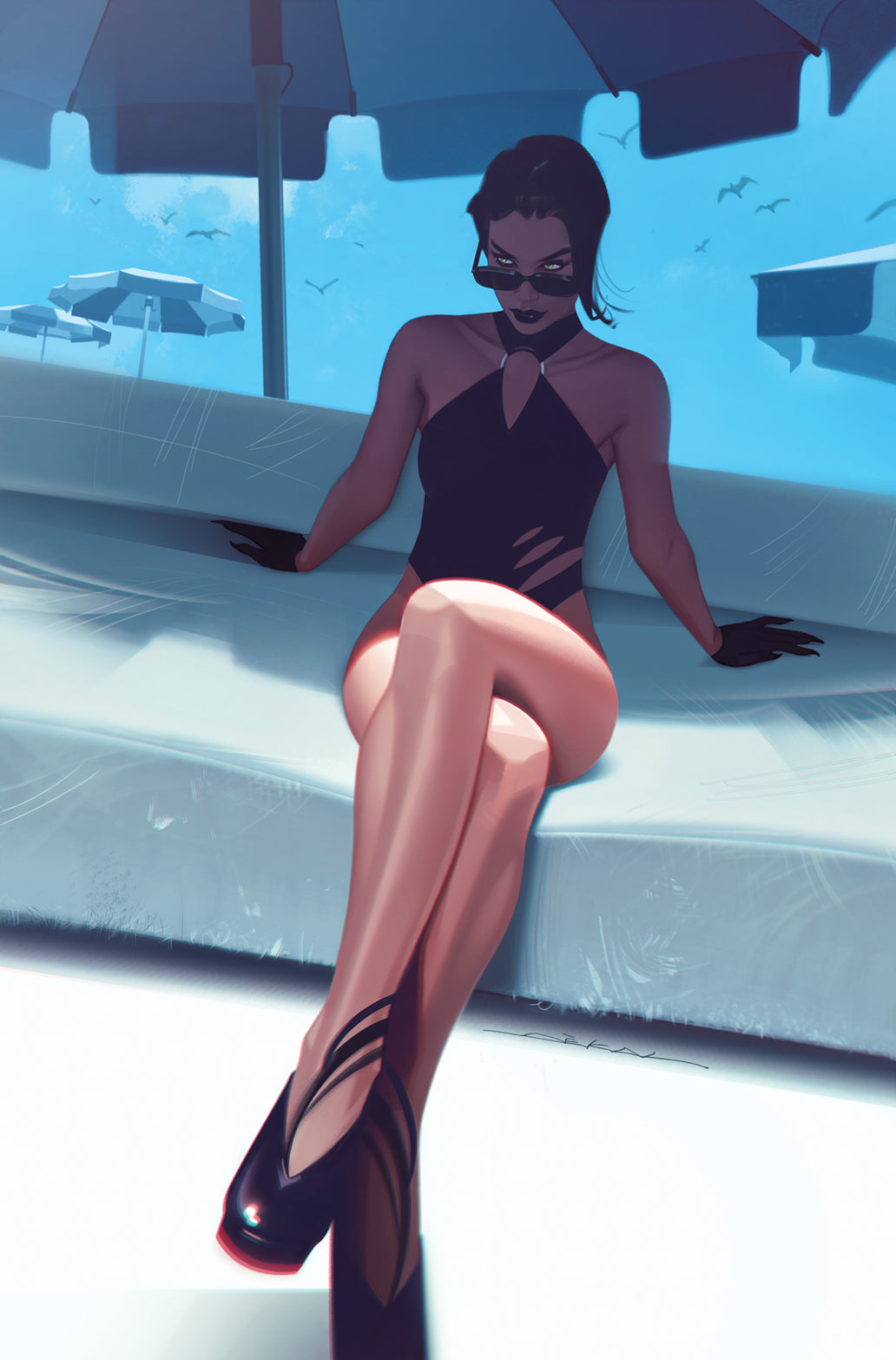 Catwoman #46 C Jeff Dekal Swimsuit Bikini GGA Variant (08/16/2022) Dc