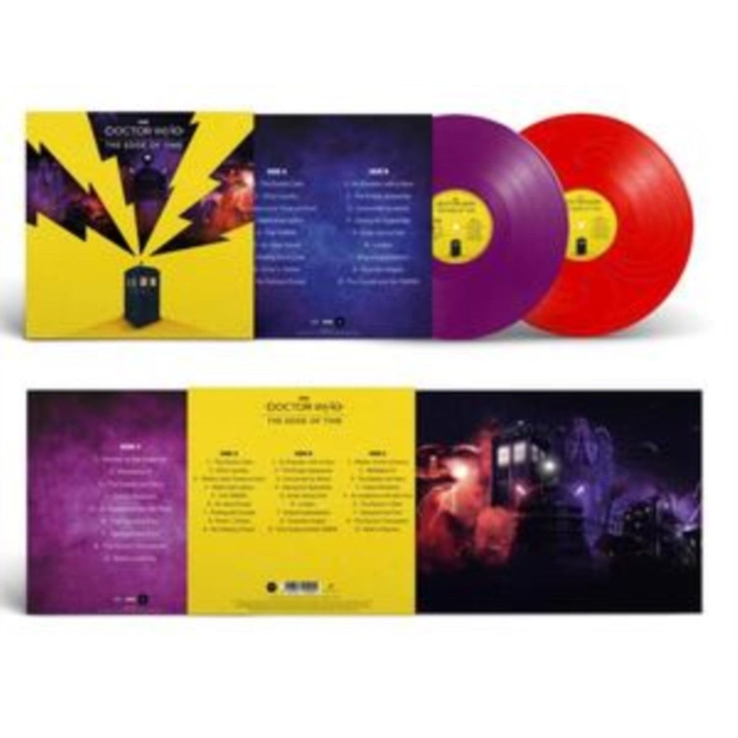 Doctor Who: The Edge Of Time Original Videogame Soundtrack (140G/Red & Purple LP Vinyl)