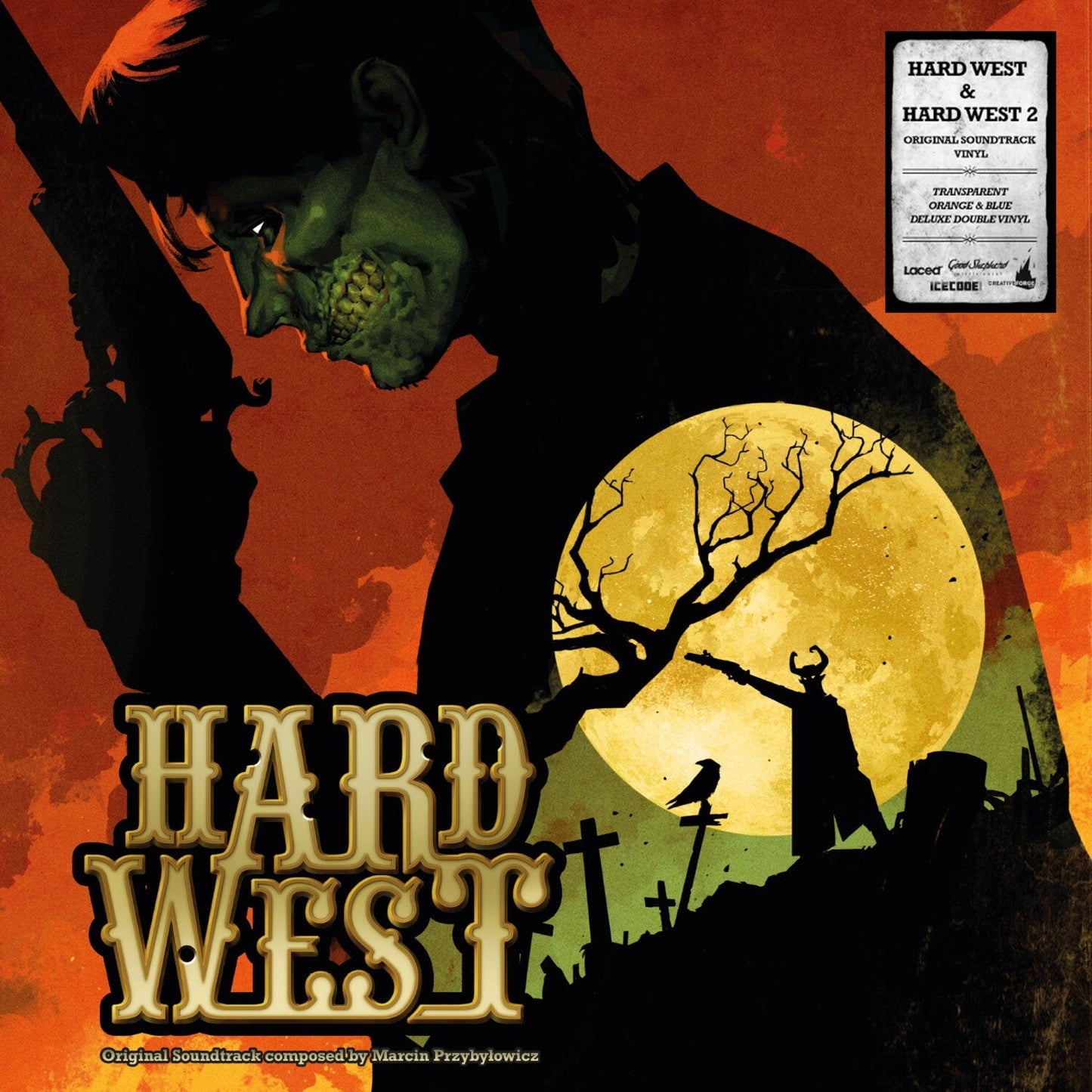 Hard West & Hard West 2 Ost (Orange & Blue Transparent Vinyl/2LP)