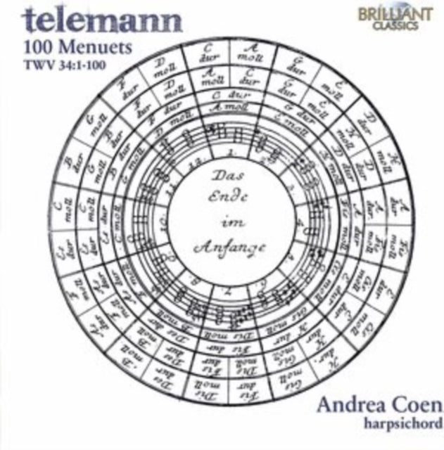 Andrea Coen - Telemann: 100 Menuets Twv 34:1-100 - CD