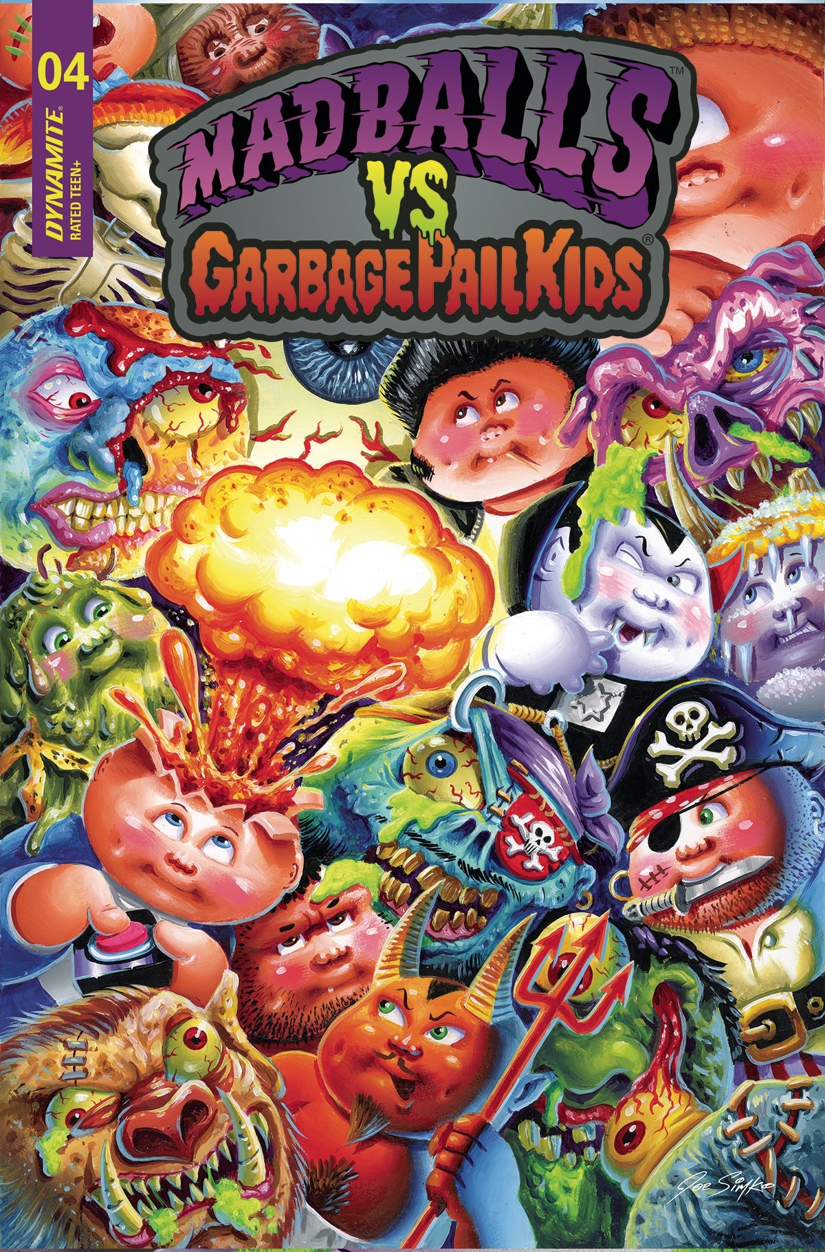 Madballs Vs Garbage Pail Kids #4 A Joe Simko (10/19/2022) Dynamite