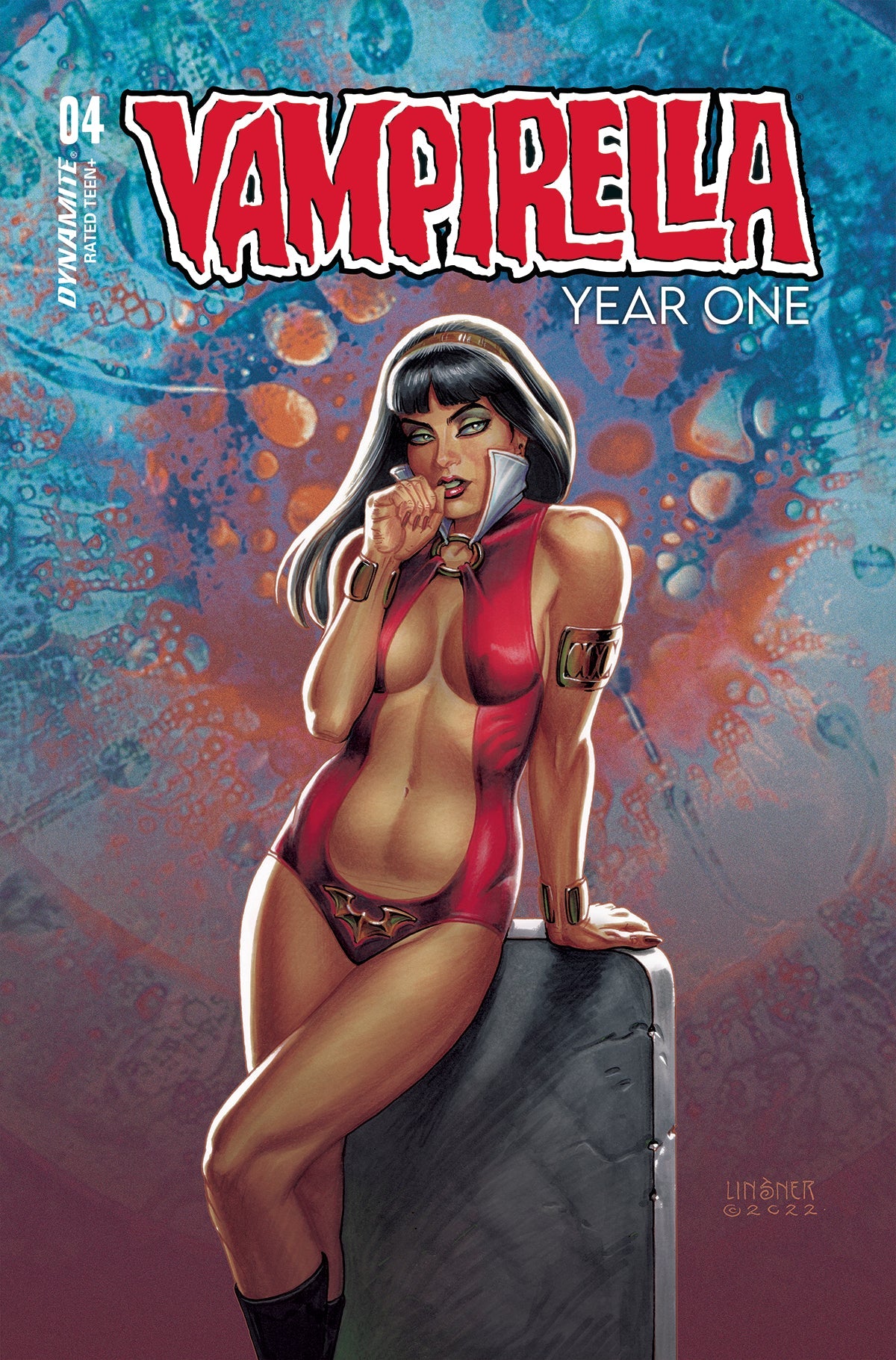 Vampirella Year One #4 G 1:15 Joseph Michael Linsner Original Variant (11/30/2022) Dynamite