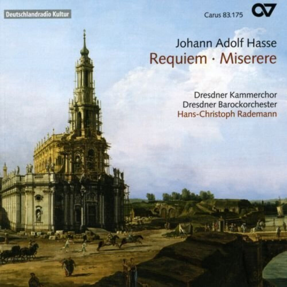 Johann Adolf Hasse - Requiem & Miserere Music CD