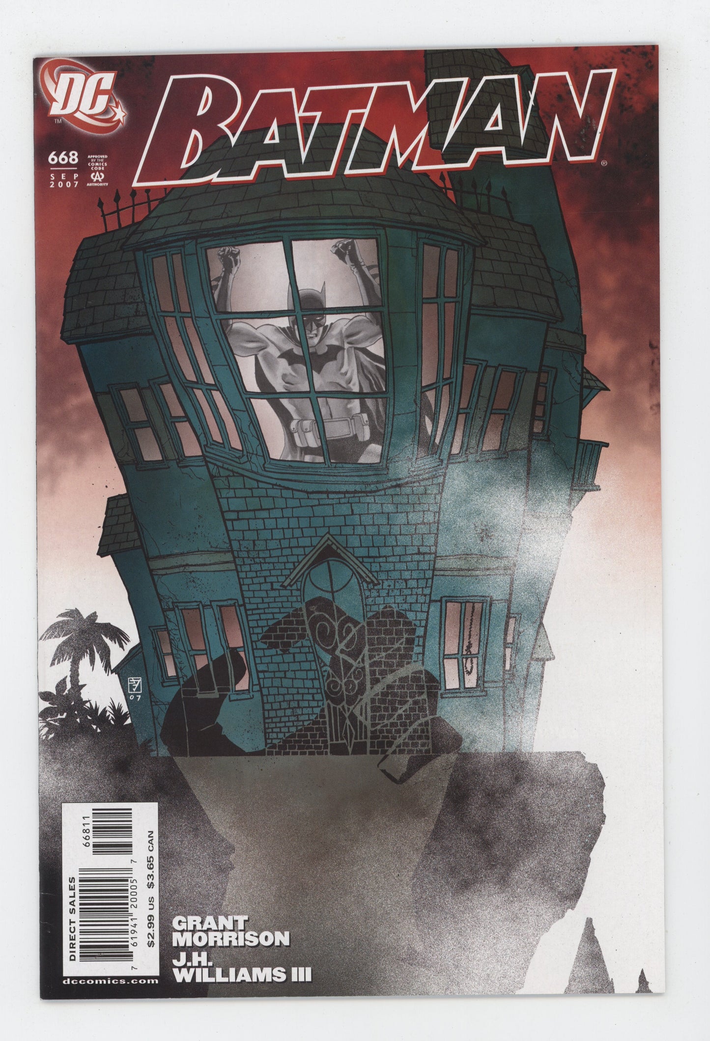 Batman 668 DC 2007 J.H. Williams Grant Morrison RIP Prelude 2