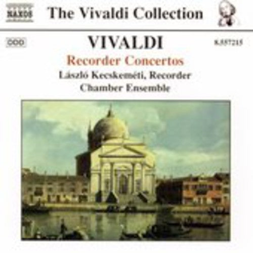 the album cover for László Kecskeméti - Recorder Concertos