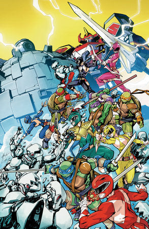 Mighty Morphin Power Rangers Teenage Mutant Ninja Turtles Iii #4 K Unlimited Virgin Pras (01/21/2026) Boom