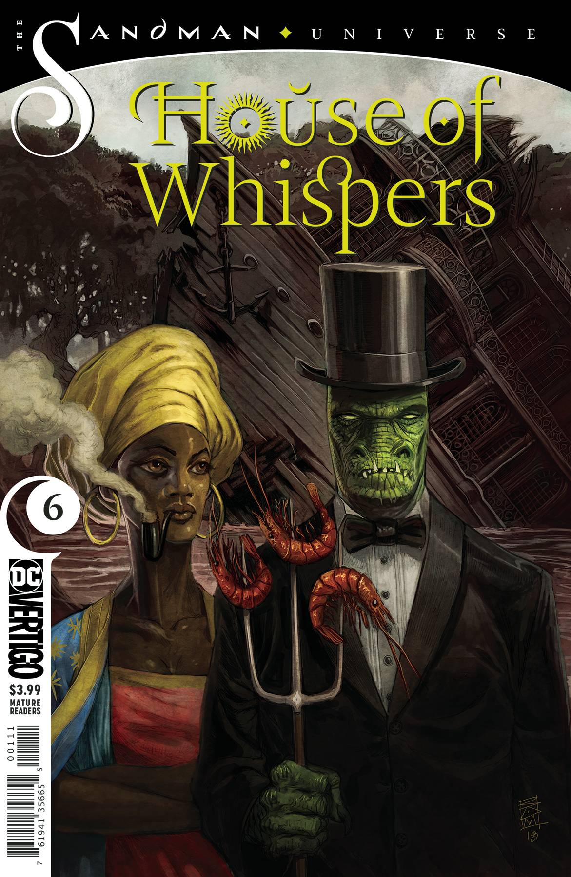 HOUSE OF WHISPERS #6 DC American Gothic Painting Homage (MR) (02/13/2019)