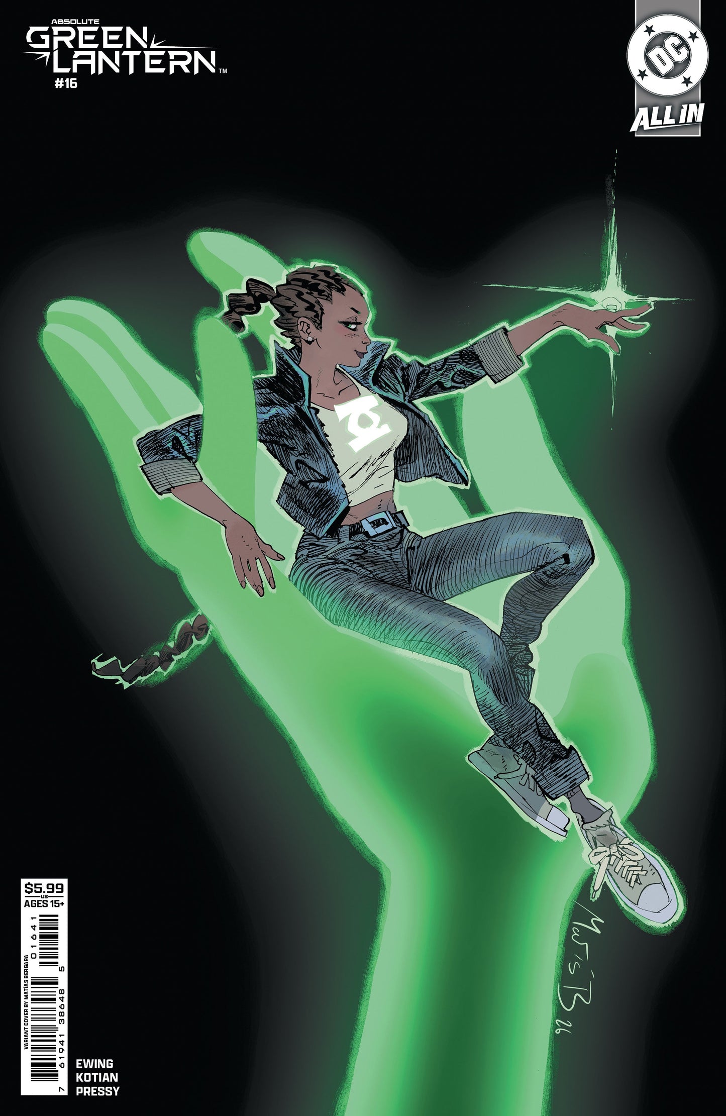 Absolute Green Lantern #16 D Matias Bergara Variant (07/01/2026) Dc
