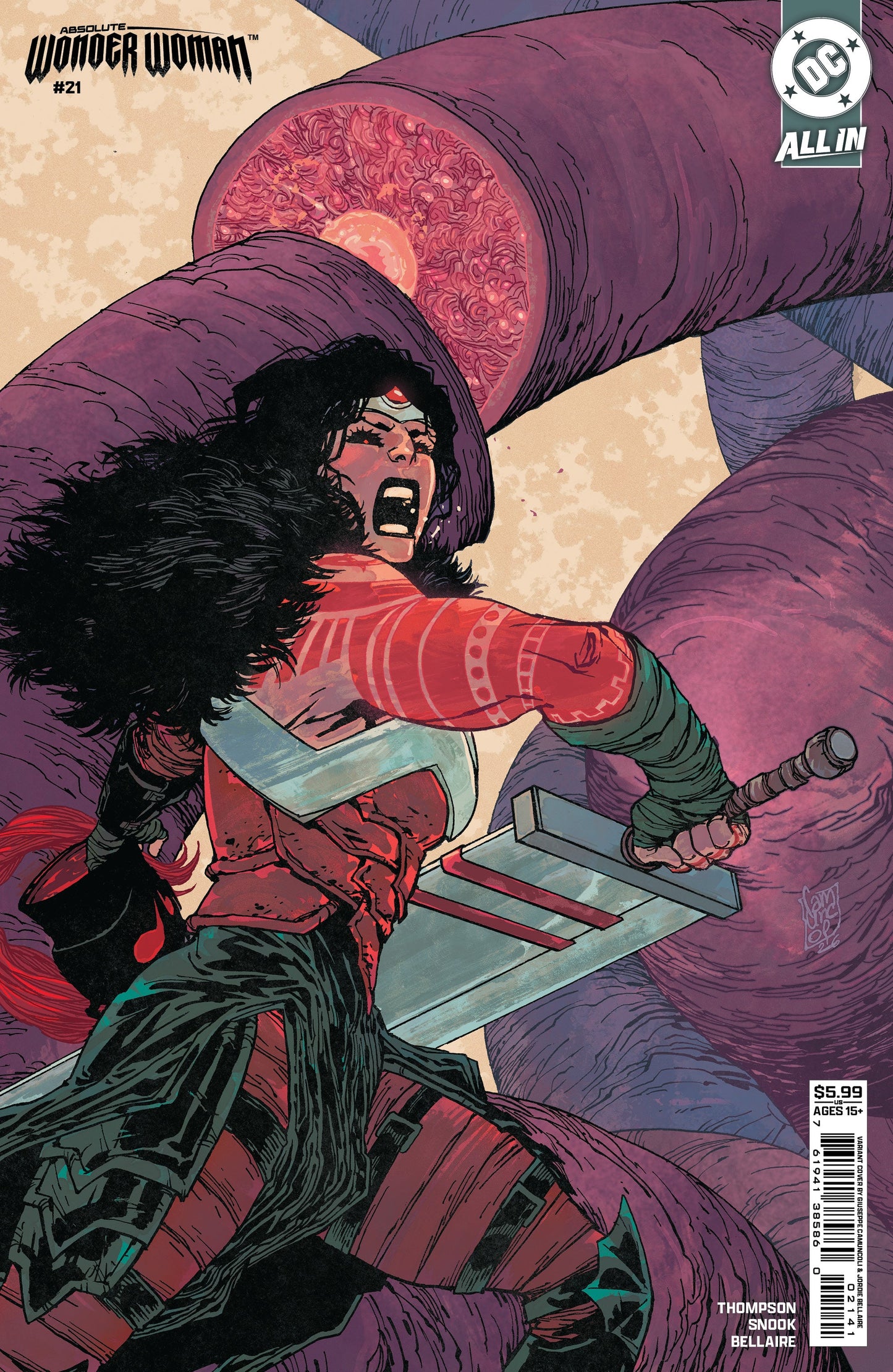 Absolute Wonder Woman #21 D Giuseppe Camuncoli Variant (06/24/2026) Dc