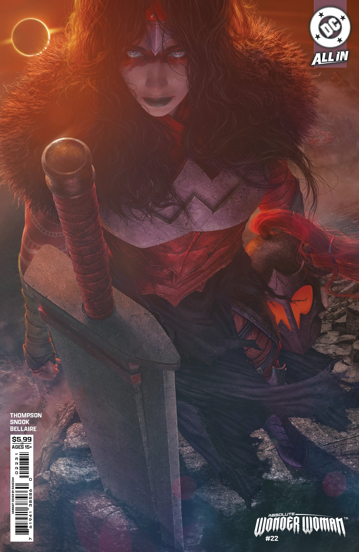 Absolute Wonder Woman #22 C Rahzzah Variant (07/22/2026) Dc