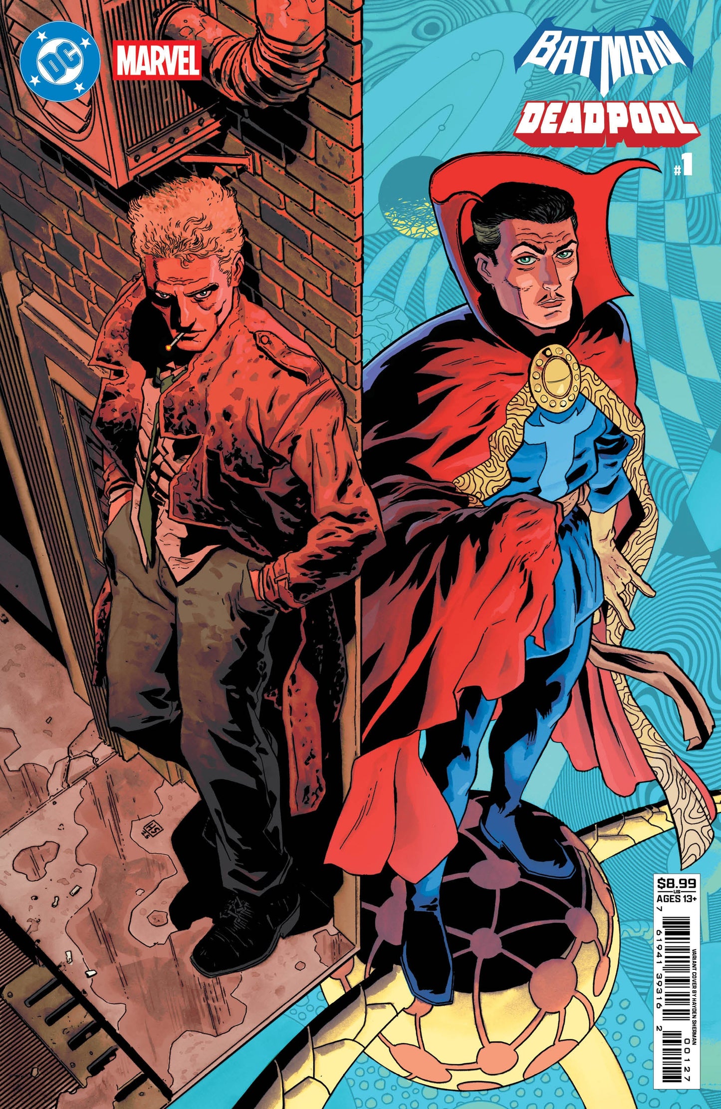 Dc Marvel Batman Deadpool #1 (One Shot) P Hayden Sherman Constantine Dr Strange Variant (11/19/2025) Dc