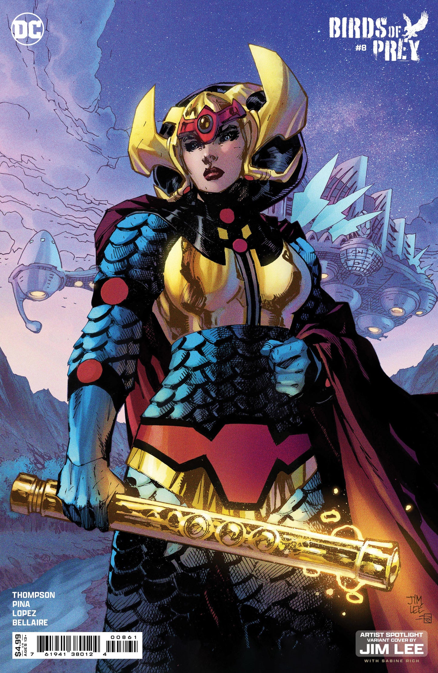 Birds Of Prey #8 D Jim Lee Artist Spotlight Variant (04/02/2024) Dc