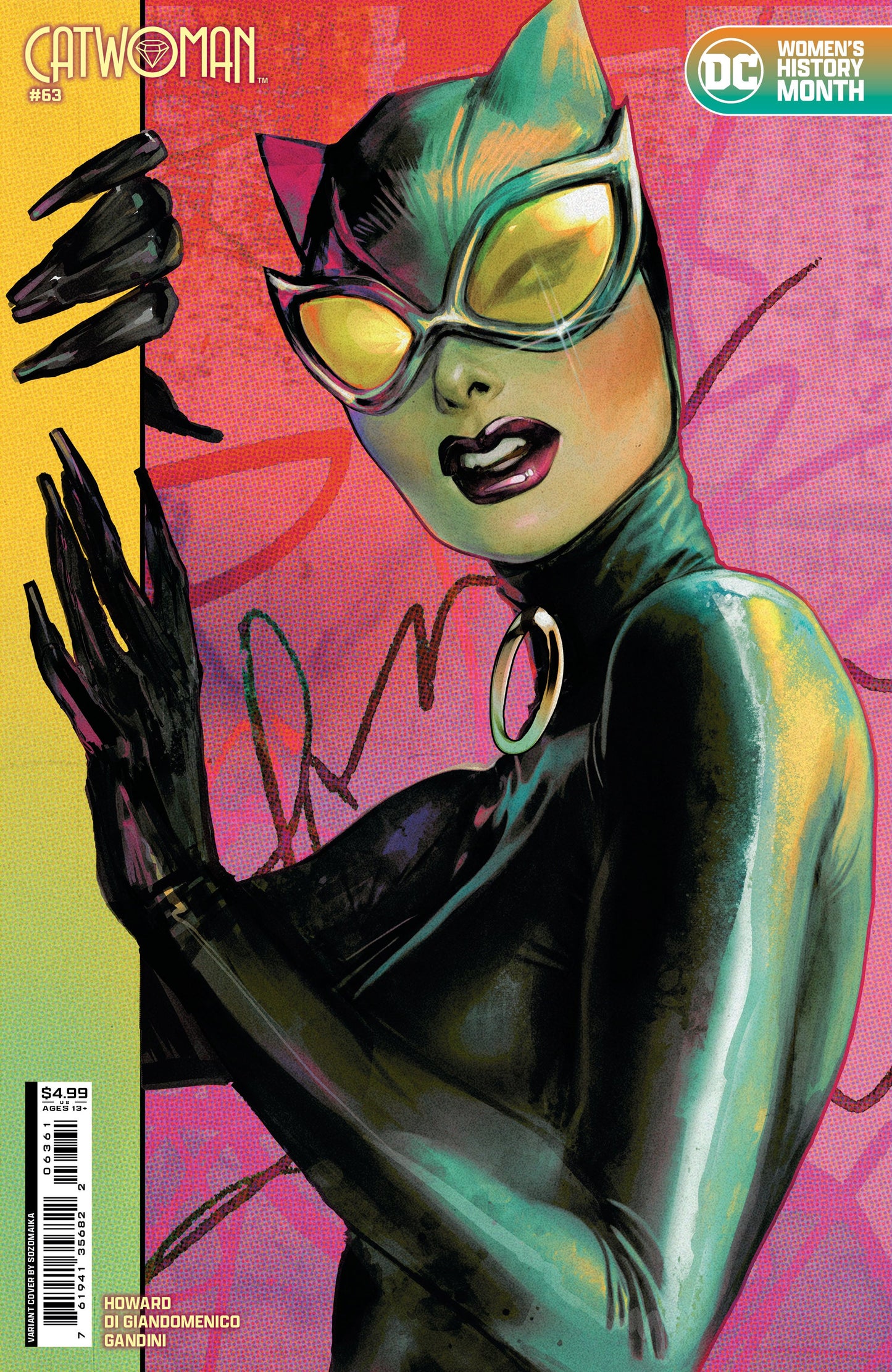 Catwoman #63 D Sozomaika Womens History Month GGA Variant (03/19/2024) Dc