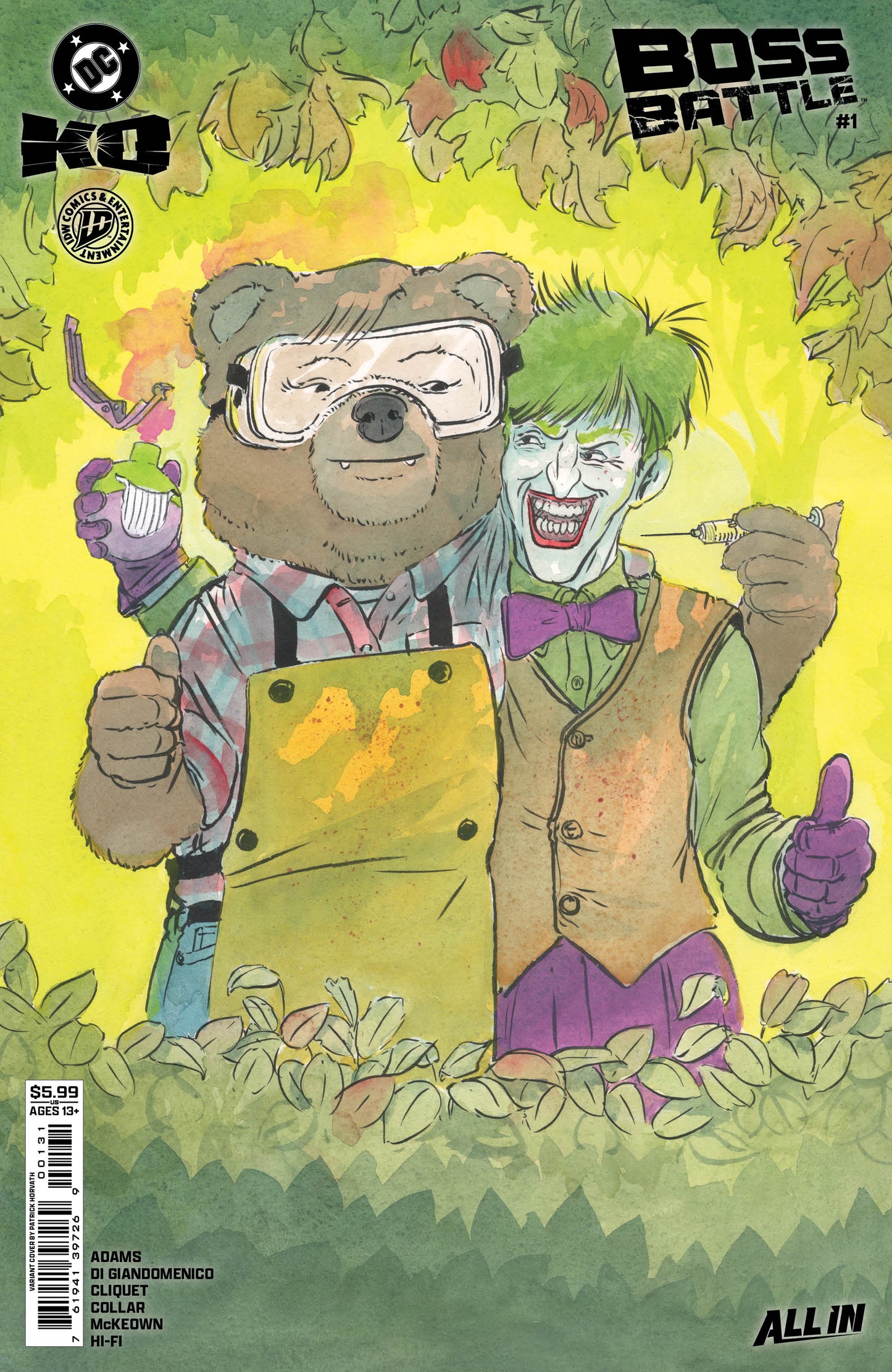 Dc K.O. Boss Battle #1 (One Shot) C Patrick Horvath Variant (02/04/2026) Dc