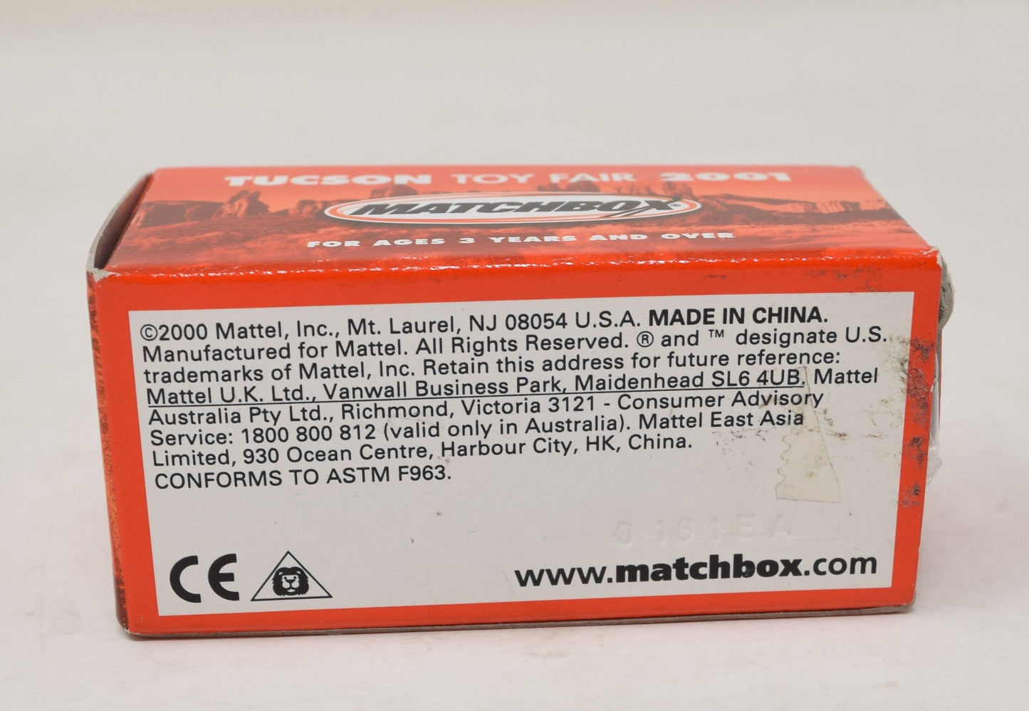 Matchbox Toy Fair 2001 Tucson Wrecker Truck Mattel NIB
