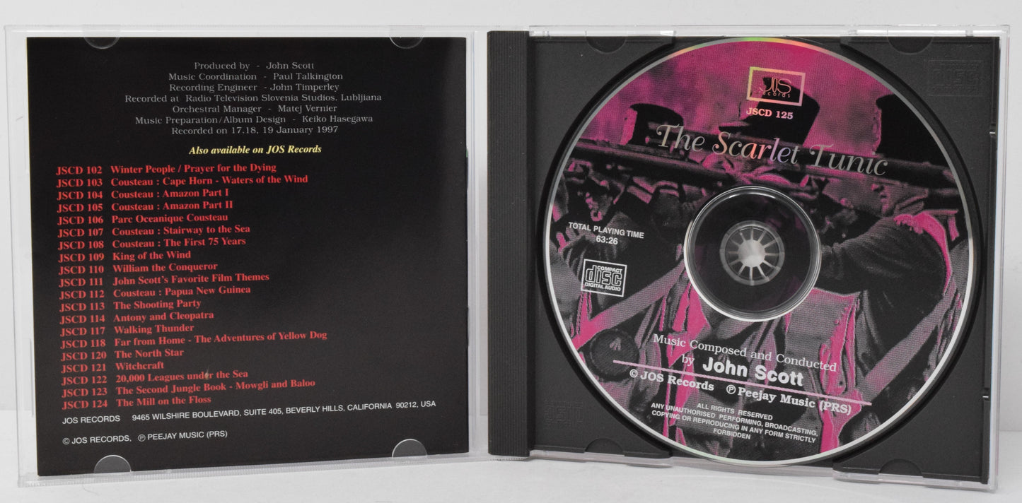 The Scarlet Tunic Soundtrack CD John Scott