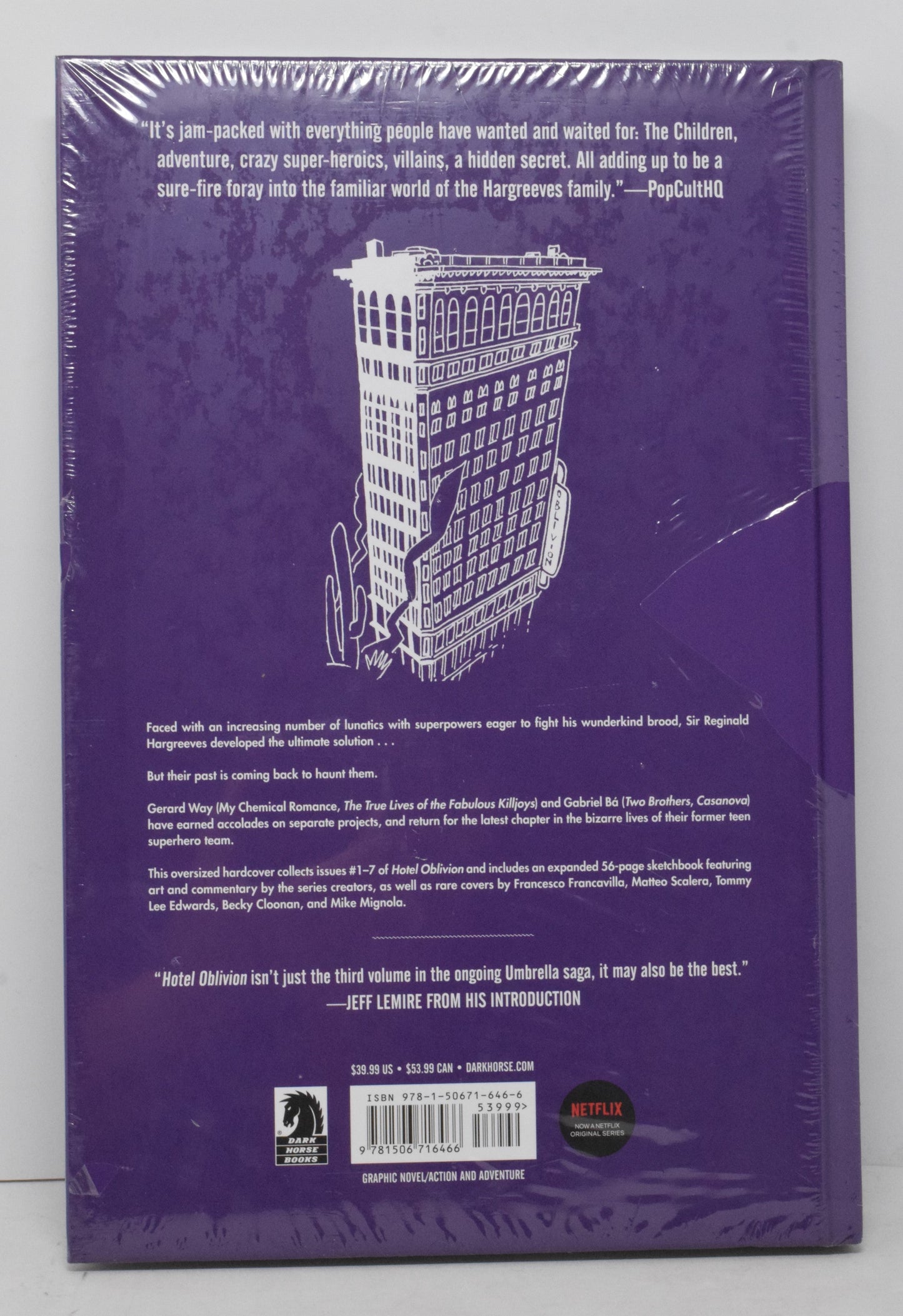 Umbrella Academy Hotel Oblivion Library HC Dark Horse 2020 NM