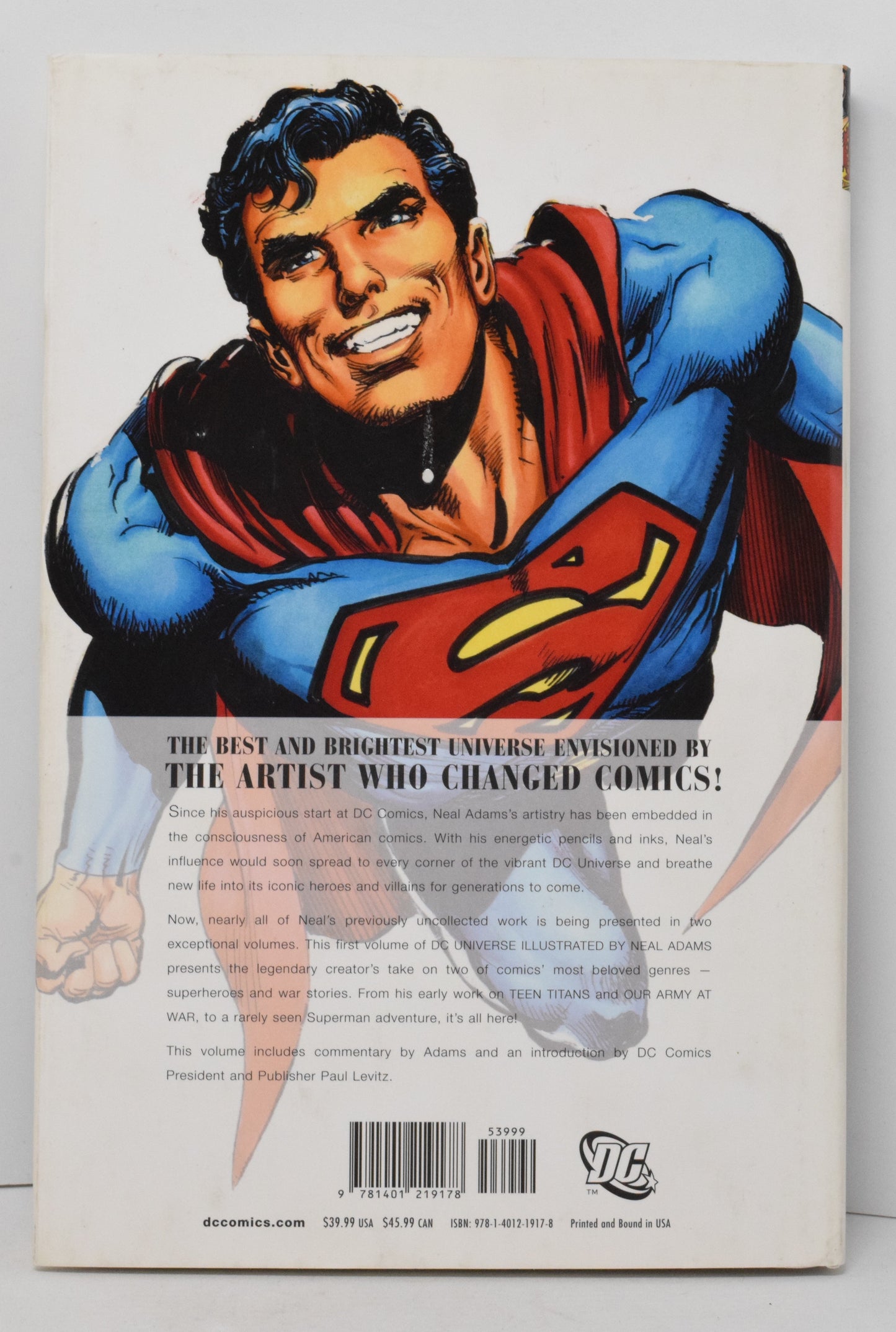 DC Universe Illustrated Neal Adams HC 2009 NM- 9.2