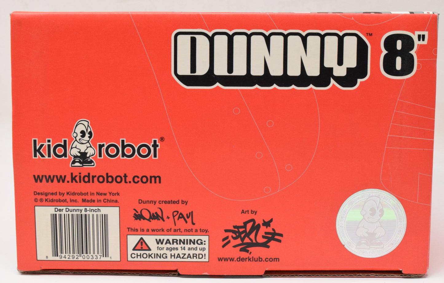 DER Kidrobot Roboduny Dunny Robot 8" Vinyl Figure