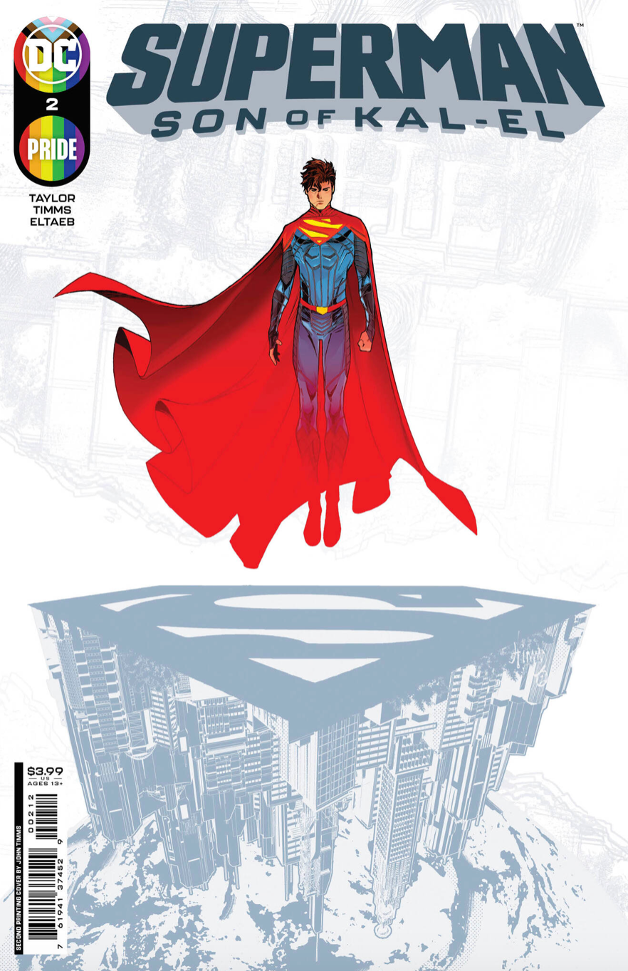Superman Son Of Kal-El #2 2nd Print John Timms Variant (11/23/2021) Dc