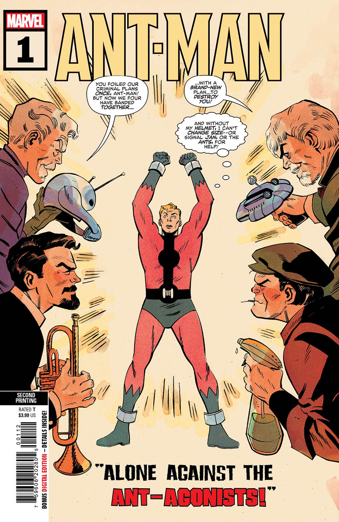 Ant-Man #1 (Of 5) 2nd Print Tom Reilly Variant (09/07/2022) Marvel