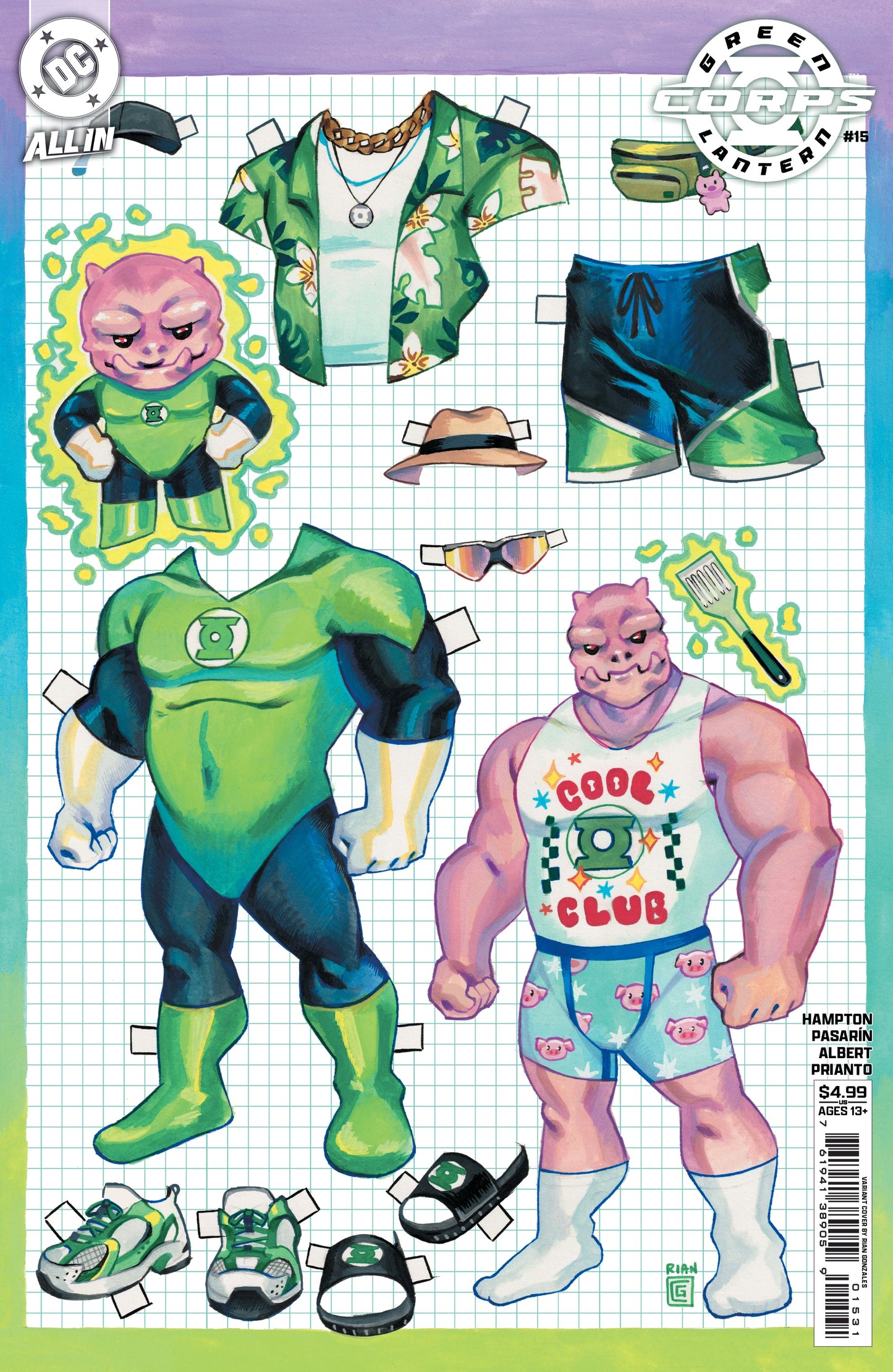 Green Lantern Corps #15 C Rian Gonzales Variant (04/08/2026) Dc