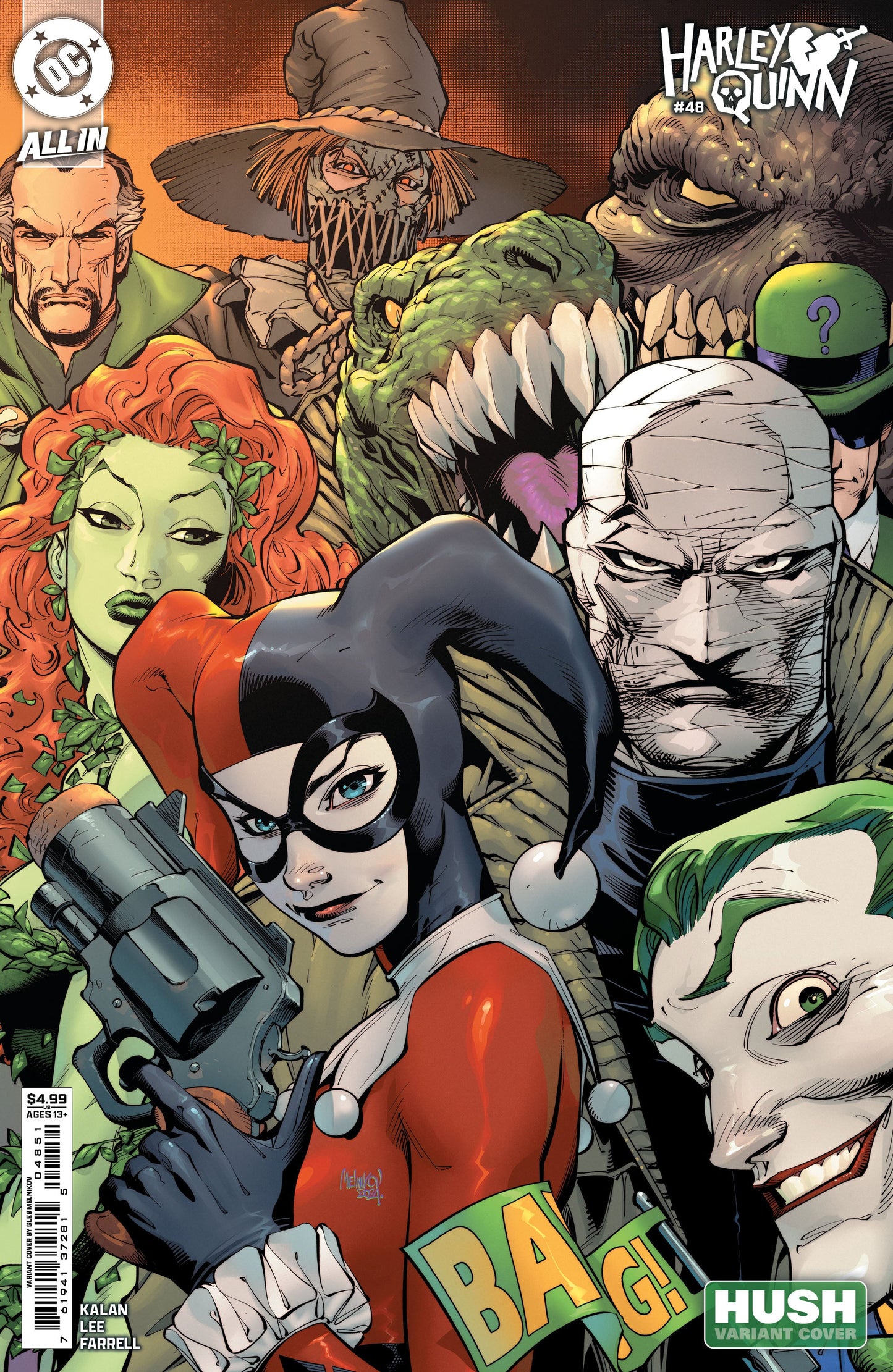 Harley Quinn #48 D Gleb Melnikov Hush Variant (02/26/2025) Dc