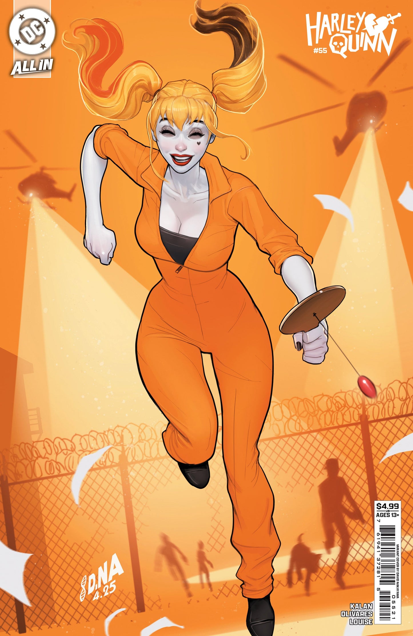 Harley Quinn #55 B David Nakayama Variant (10/22/2025) Dc