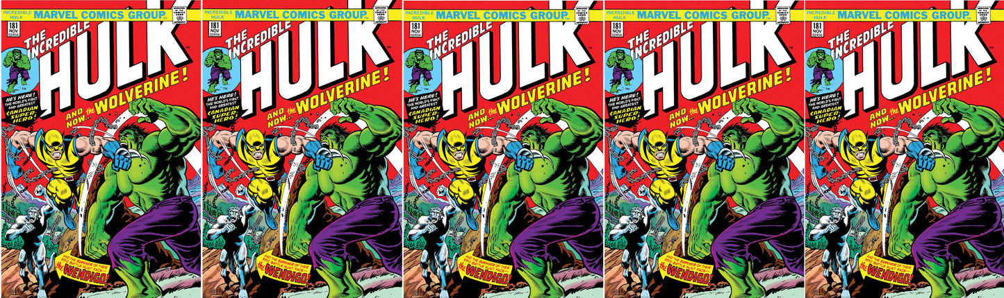 Incredible Hulk 181 Marvel FACSIMILE EDITION 1st Wolverine Len Wein Herb Trimpe (03/27/2019)
