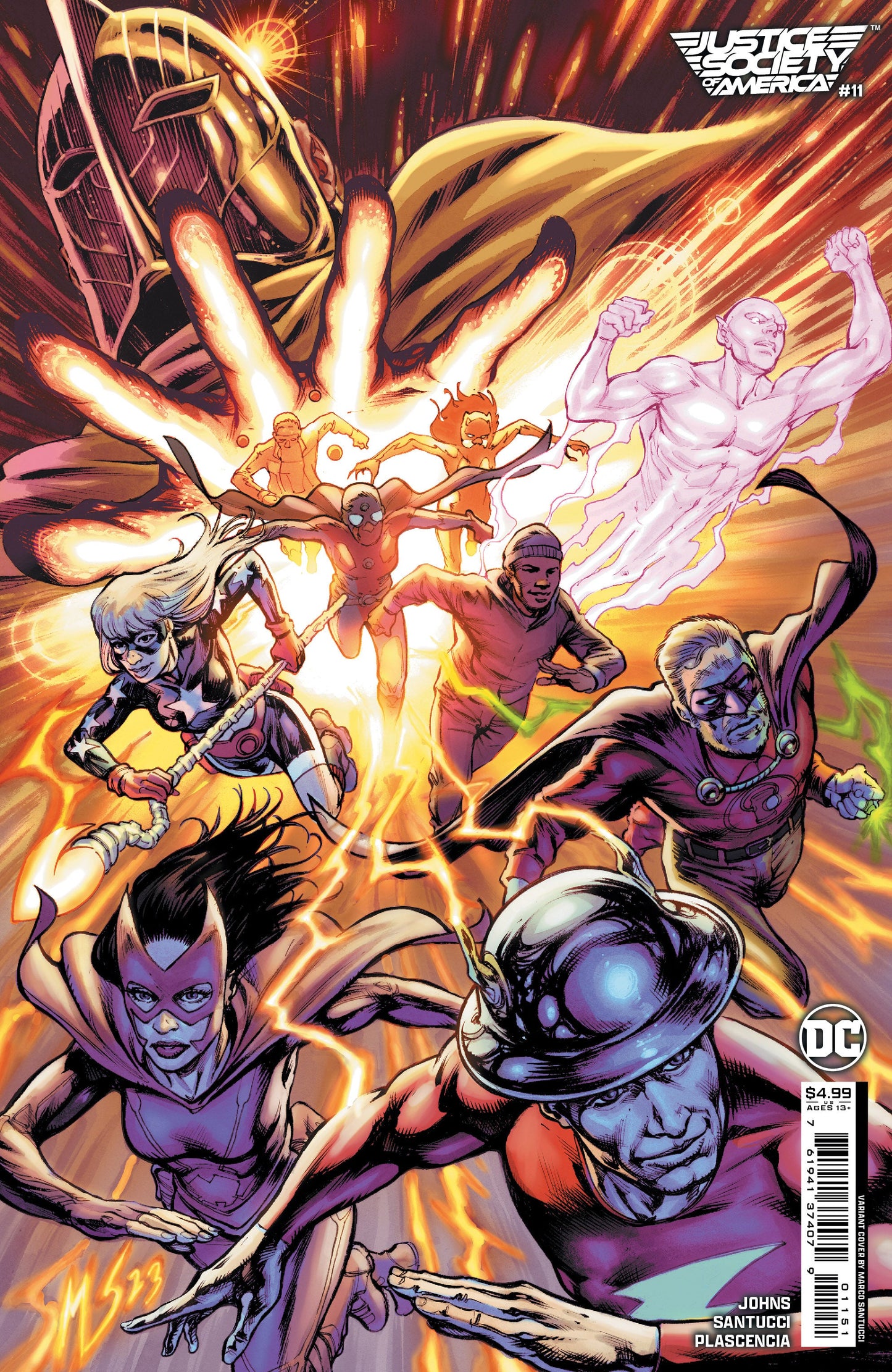 Justice Society Of America #11 (Of 12) D Marco Santucci Variant (09/04/2024) Dc