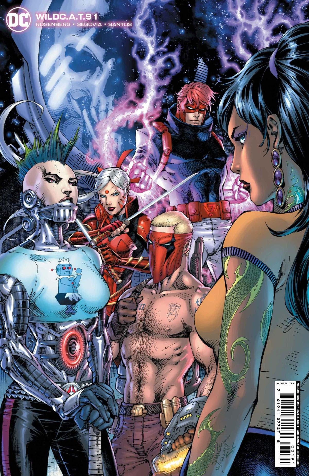 Wildcats #1 B Jim Lee Card Stock Variant (11/08/2022) Dc