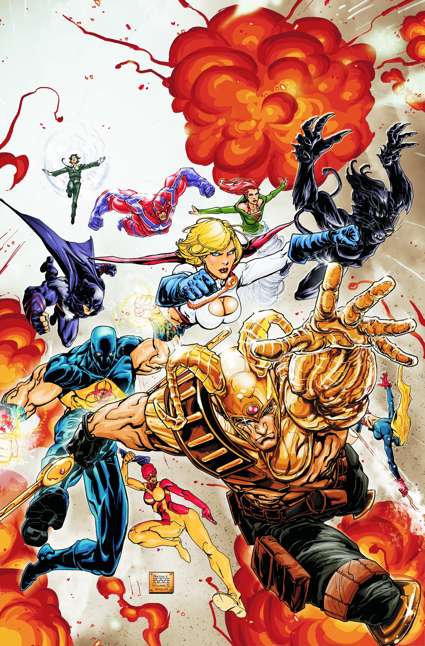 JSA All Stars #2 2Nd Series DC 2010 Matthew Sturges Freddie Williams Ii