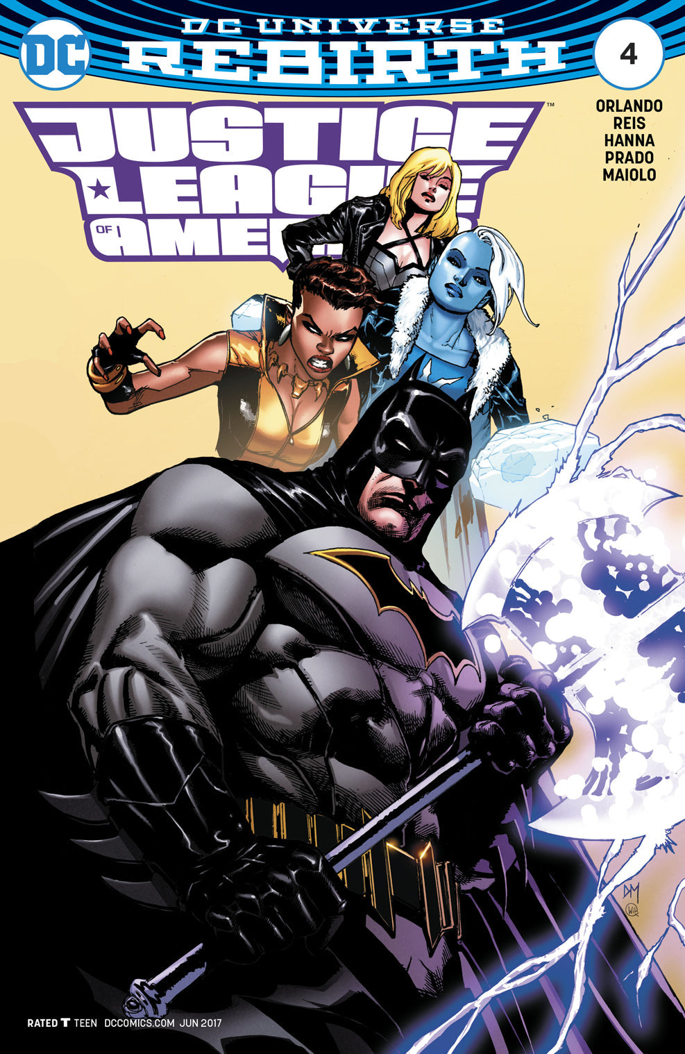 Justice League Of America #4 B Var DC 2017 Steve Orlando Doug Mahnke