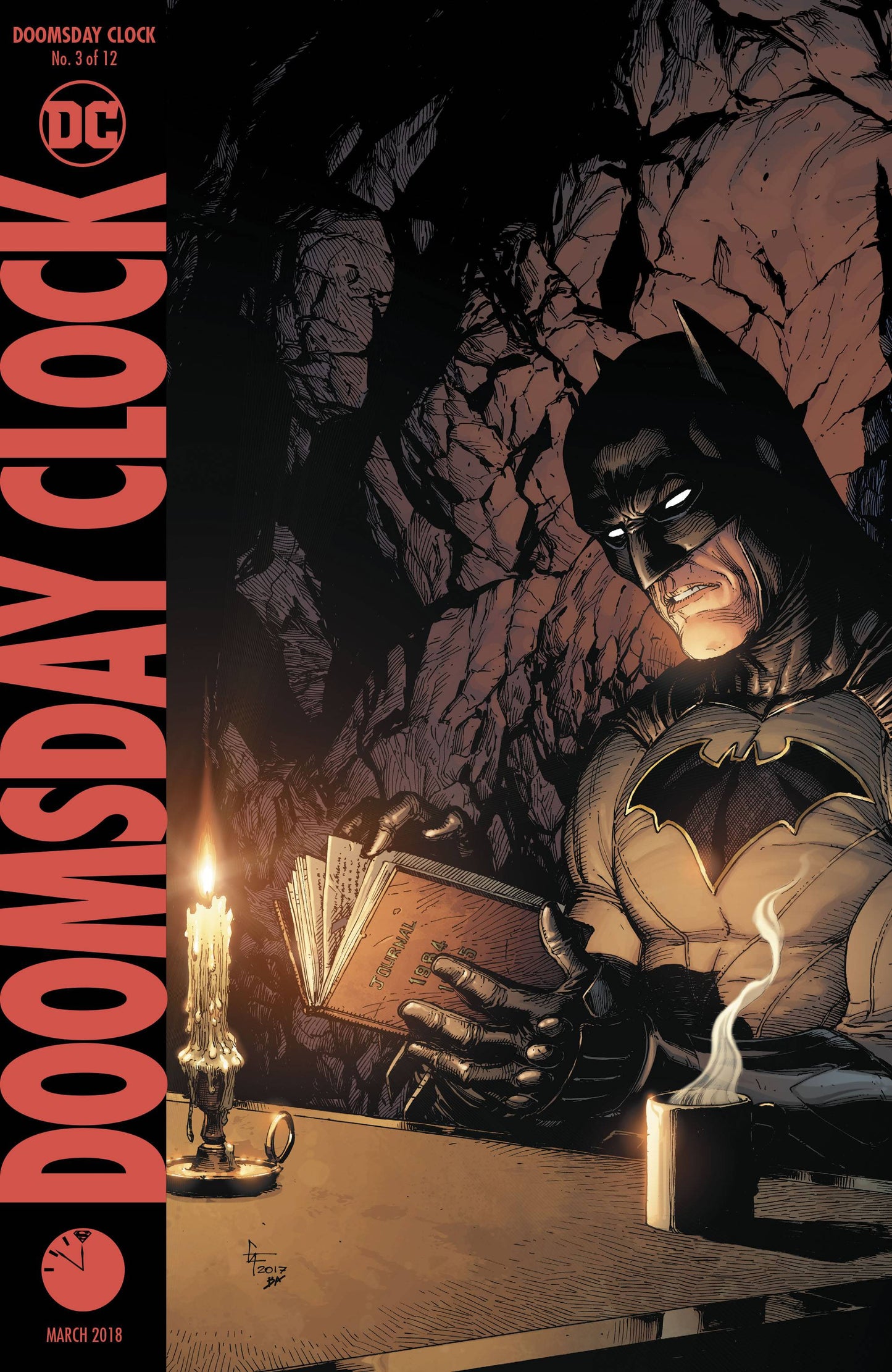 DOOMSDAY CLOCK #3 B (OF 12) DC 2018 Gary Frank Variant Batman Watchmen