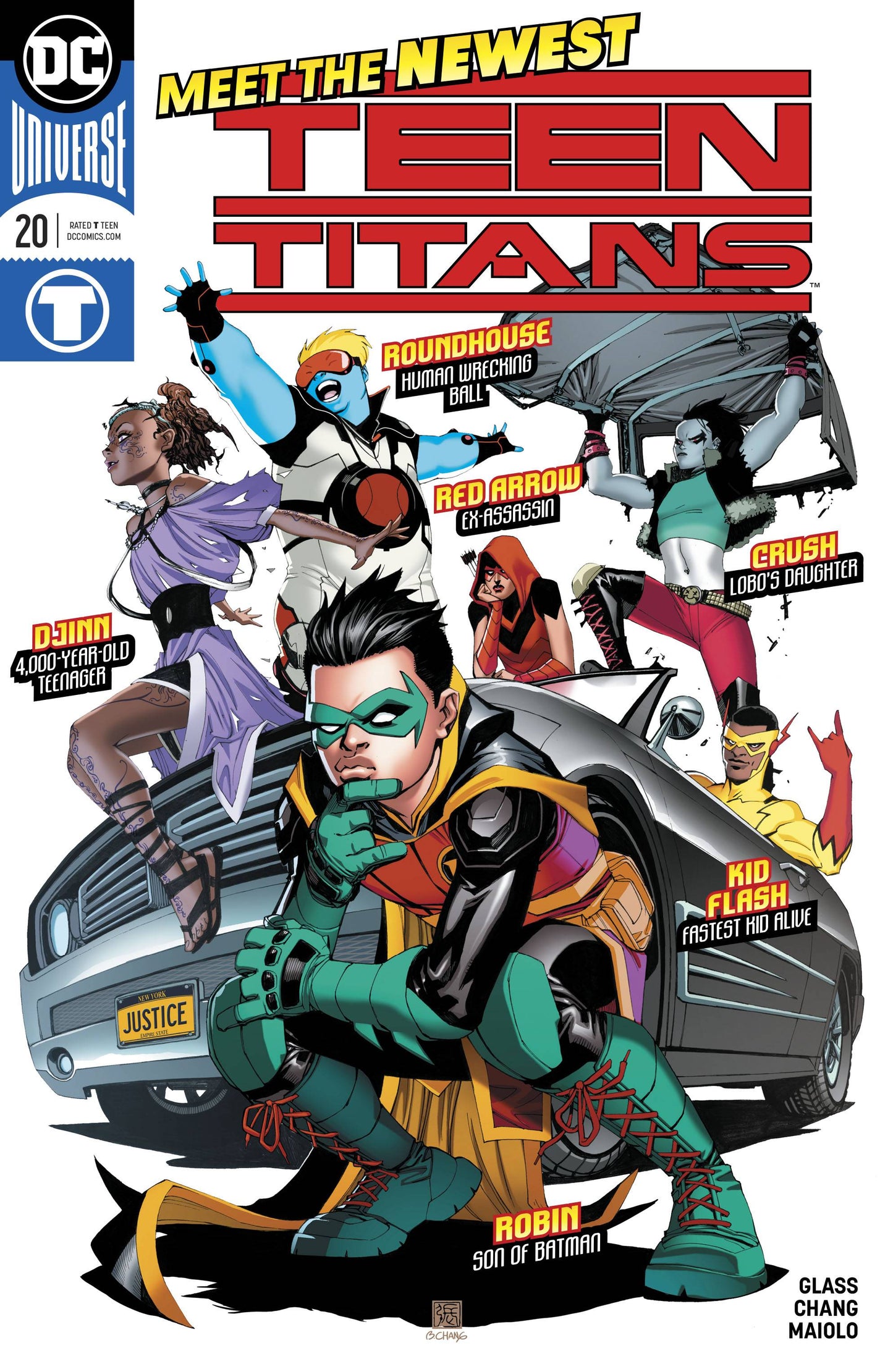 TEEN TITANS #20 A Bernard Chang Adam Glass Crush Lobo Daughter (07/25/2018) DC