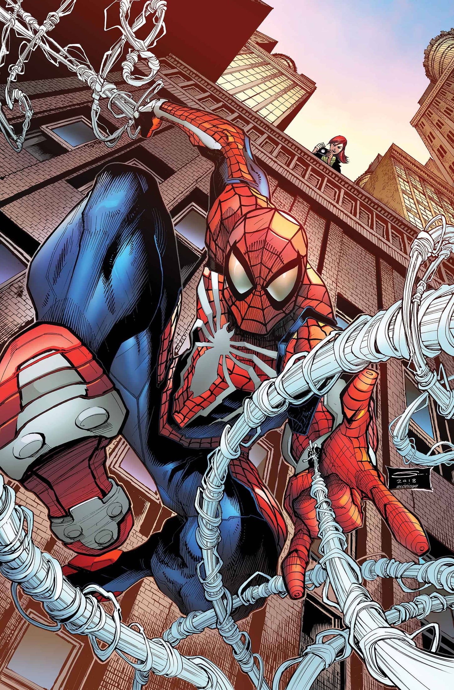 MARVELS SPIDER-MAN CITY AT WAR #1 (OF 6) `1:10 Gerardo Sandoval Variant PS4 (03/20/2019) MARVEL