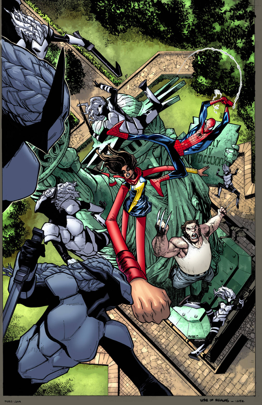 WAR OF REALMS #1 INTERNATIONAL CONNECTING Variant Humberto Ramos (04/03/2019) MARVEL