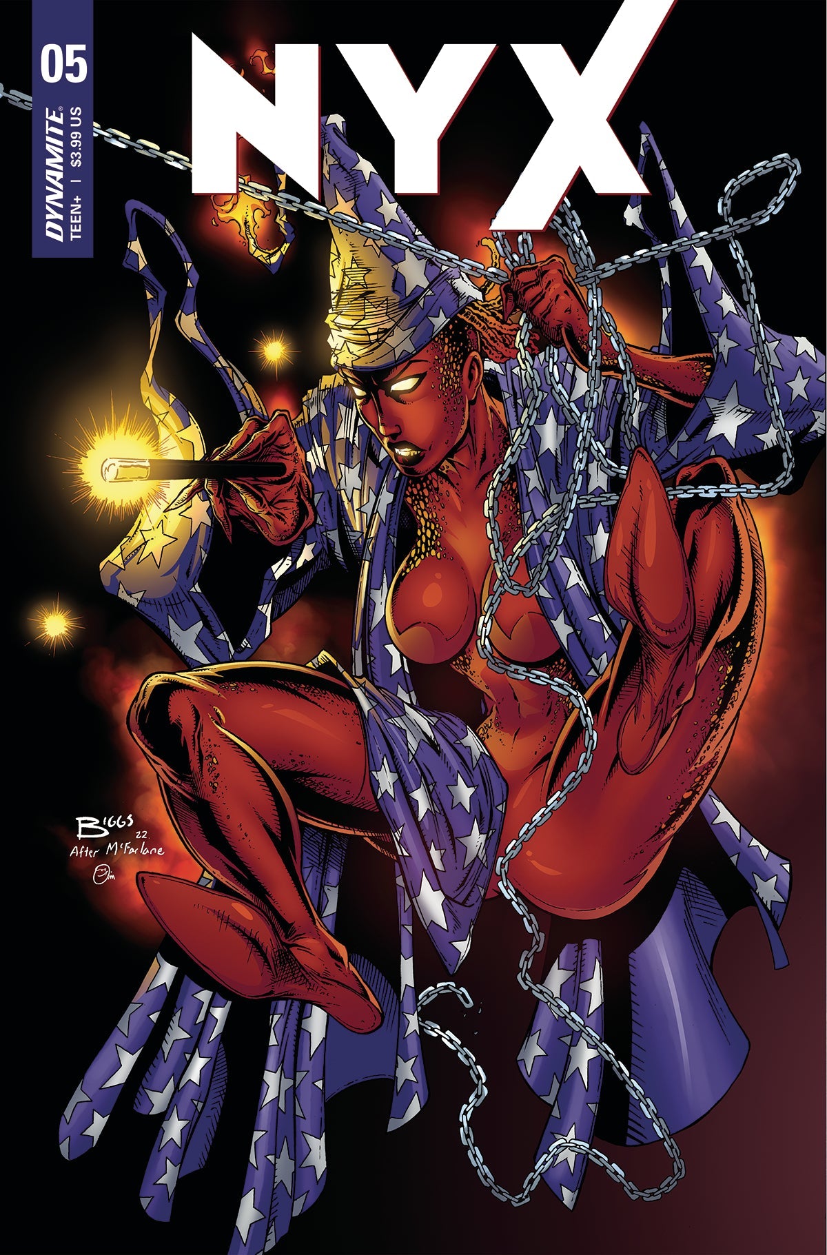 Nyx #5 J Jamie Biggs Wizard Homage FOC Bonus Variant (03/16/2022) Dynamite