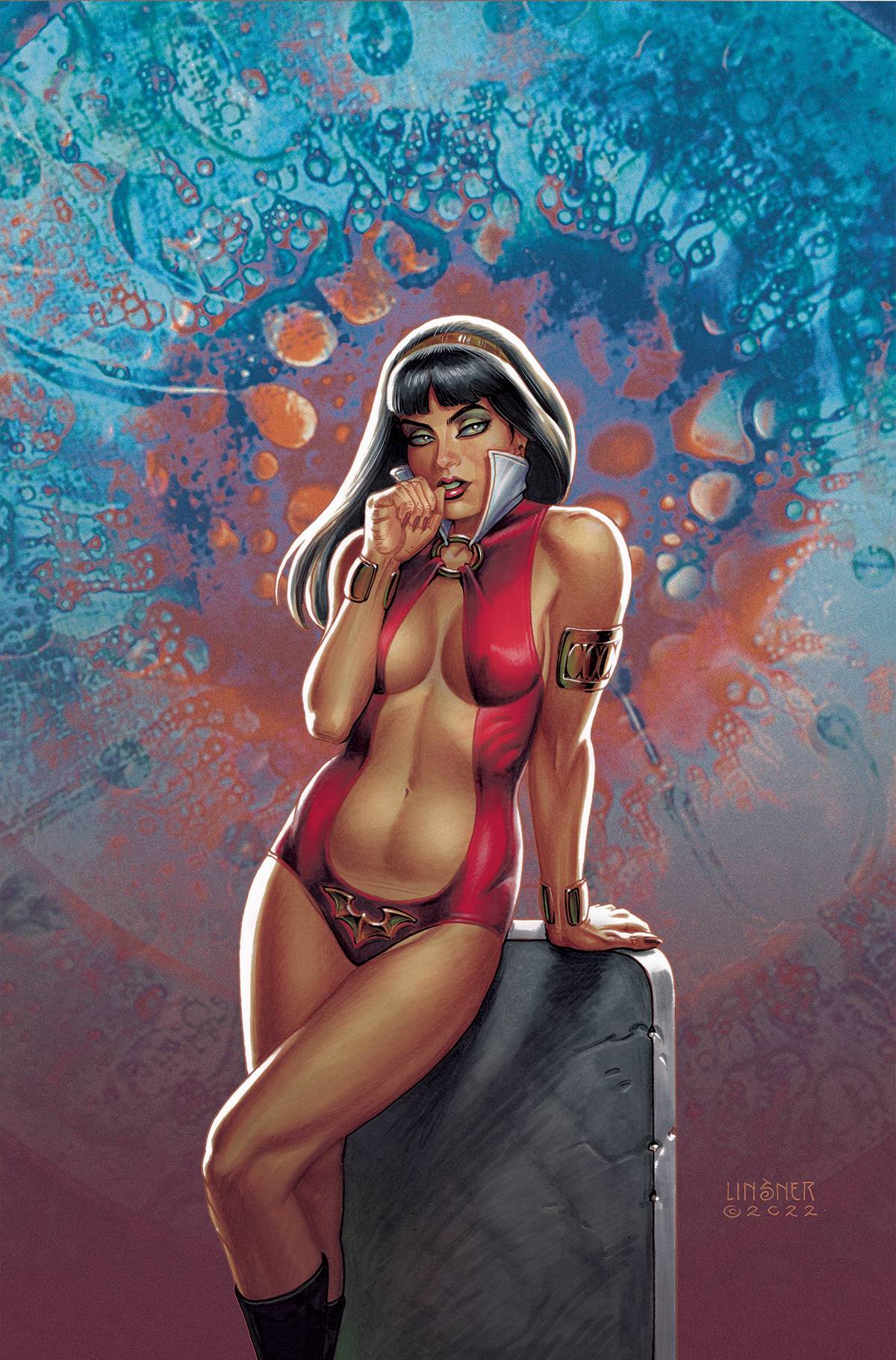 Vampirella Year One #4 V 1:10 Linsner Virgin Variant (11/30/2022) Dynamite