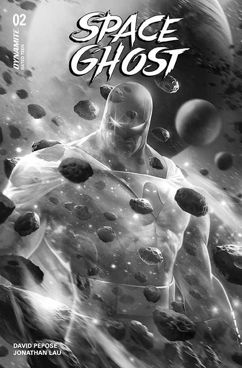 Space Ghost #2 W 1:7 Francesco Mattina B&W Variant (06/05/2024) Dynamite