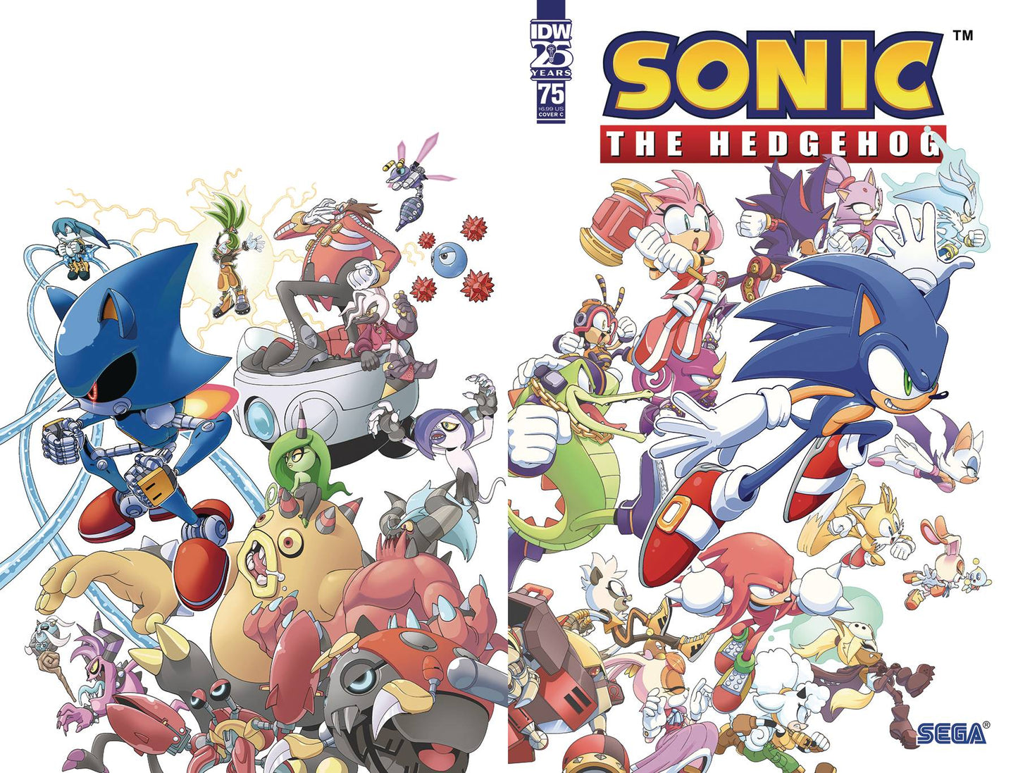 Sonic The Hedgehog #75 C Adam Bryce Thomas Variant (12/18/2024) Idw