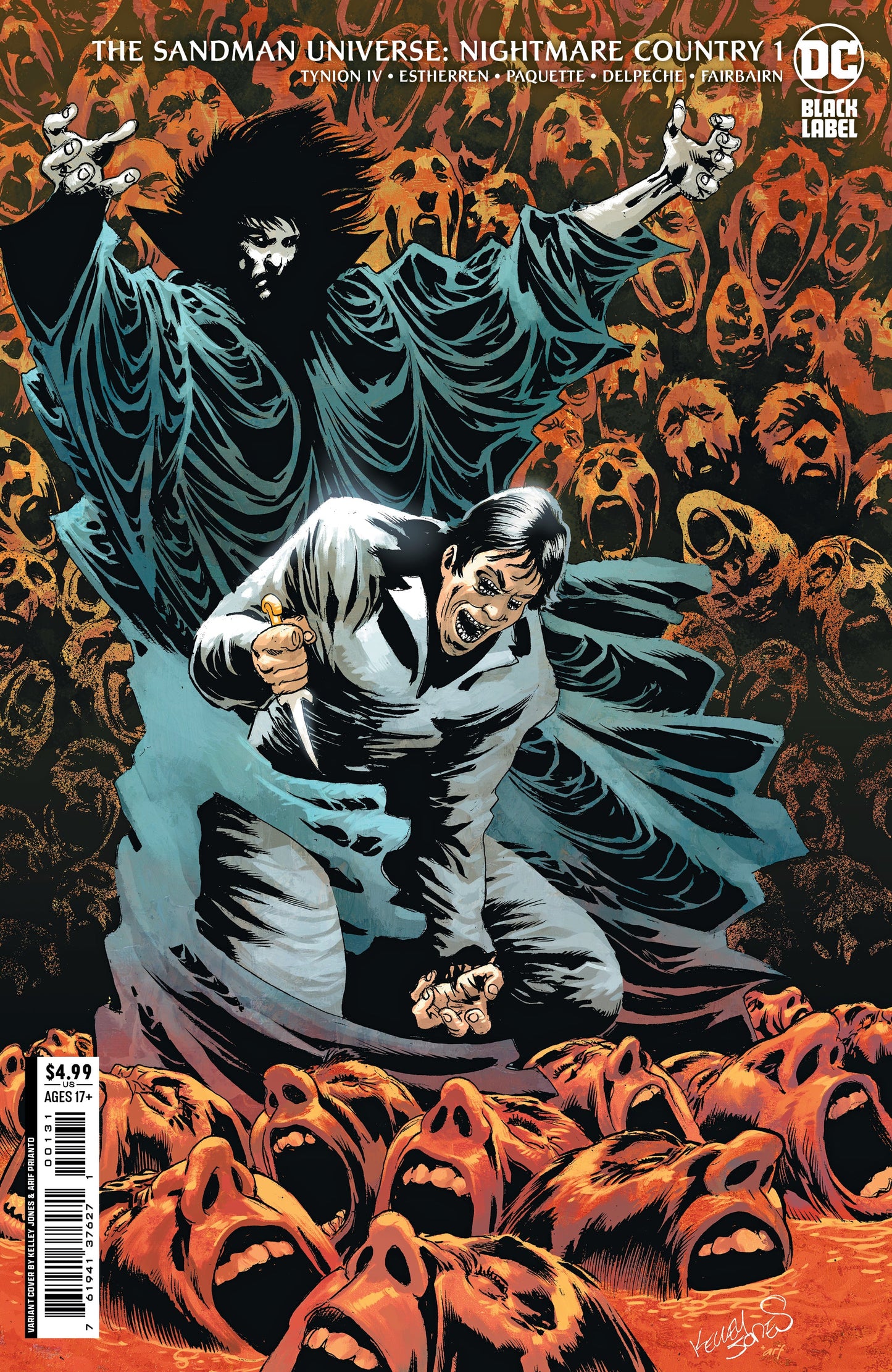 Sandman Universe Nightmare Country #1 C 1:25 Kelley Jones Card Stock Variant (Mr) (04/12/2022) Dc