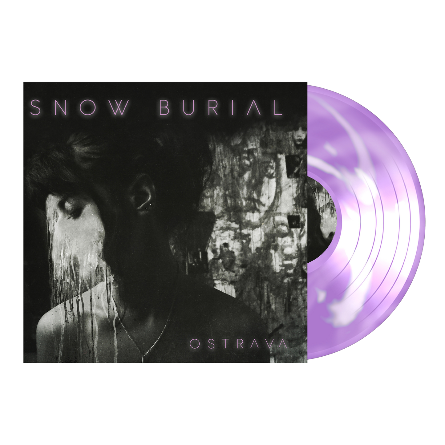 Snow Burial - Ostrava - Light Purple w/ White Swirl Vinyl