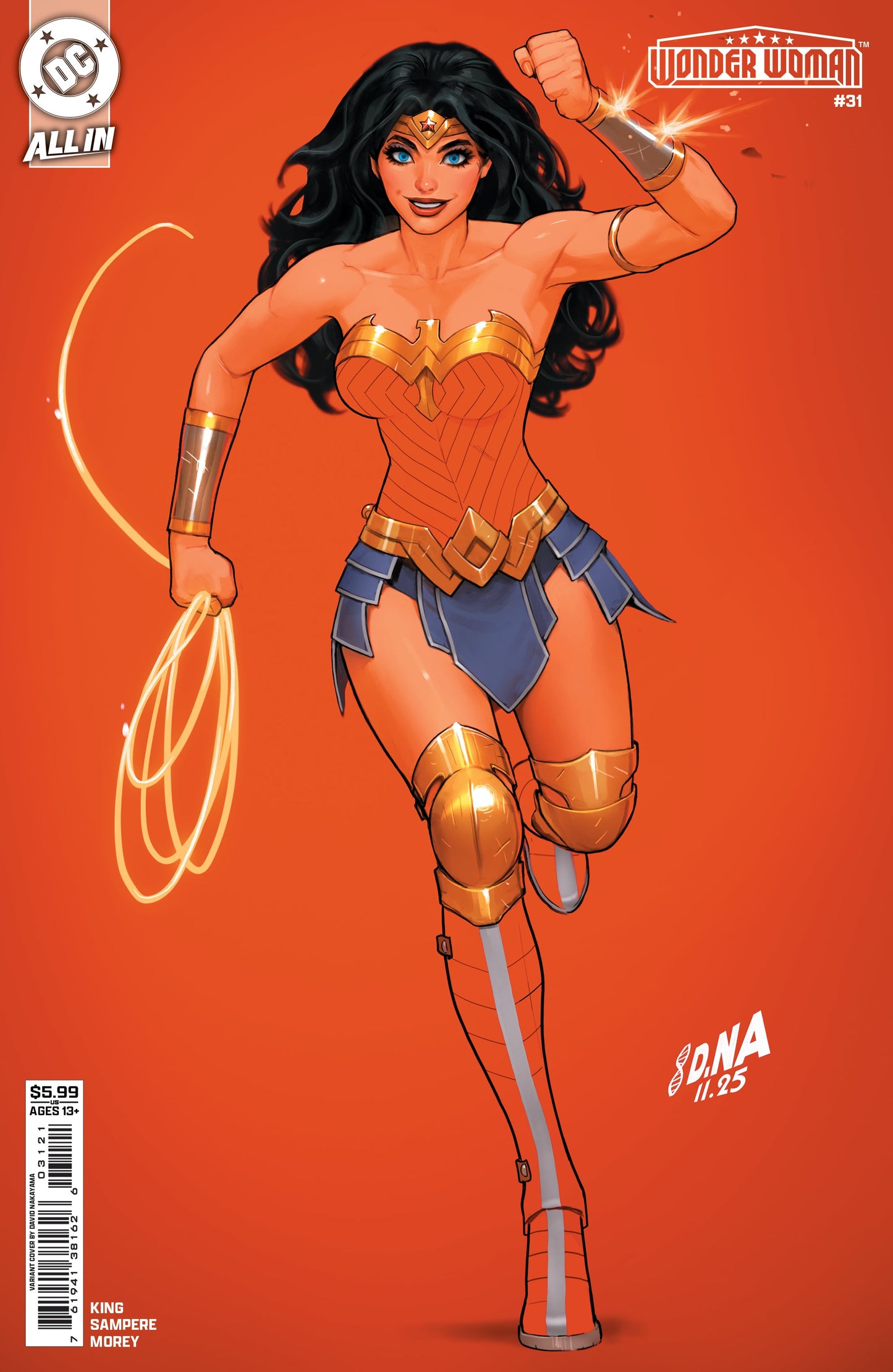 Wonder Woman #31 B David Nakayama Variant (03/18/2026) Dc