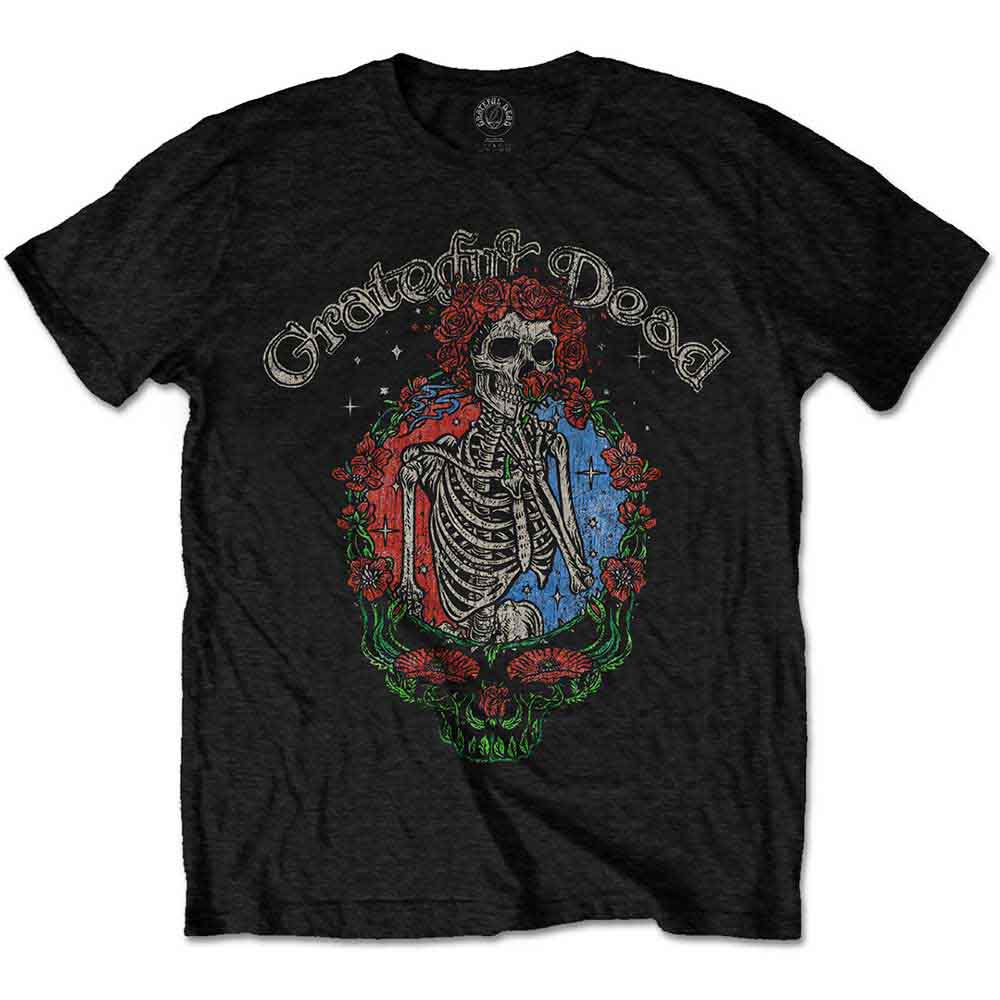 Grateful Dead - Camiseta con estampado floral