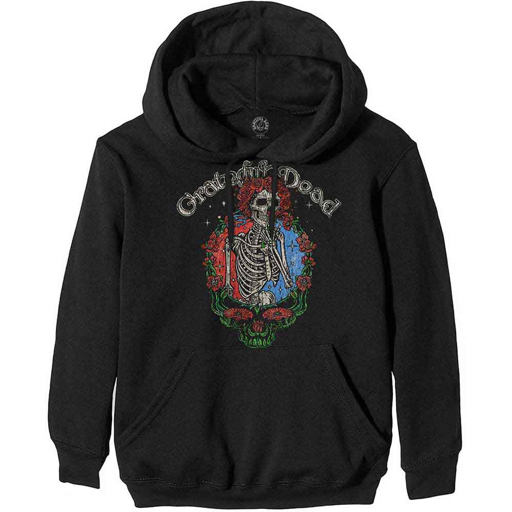 Grateful Dead - Sudadera con capucha con estampado floral