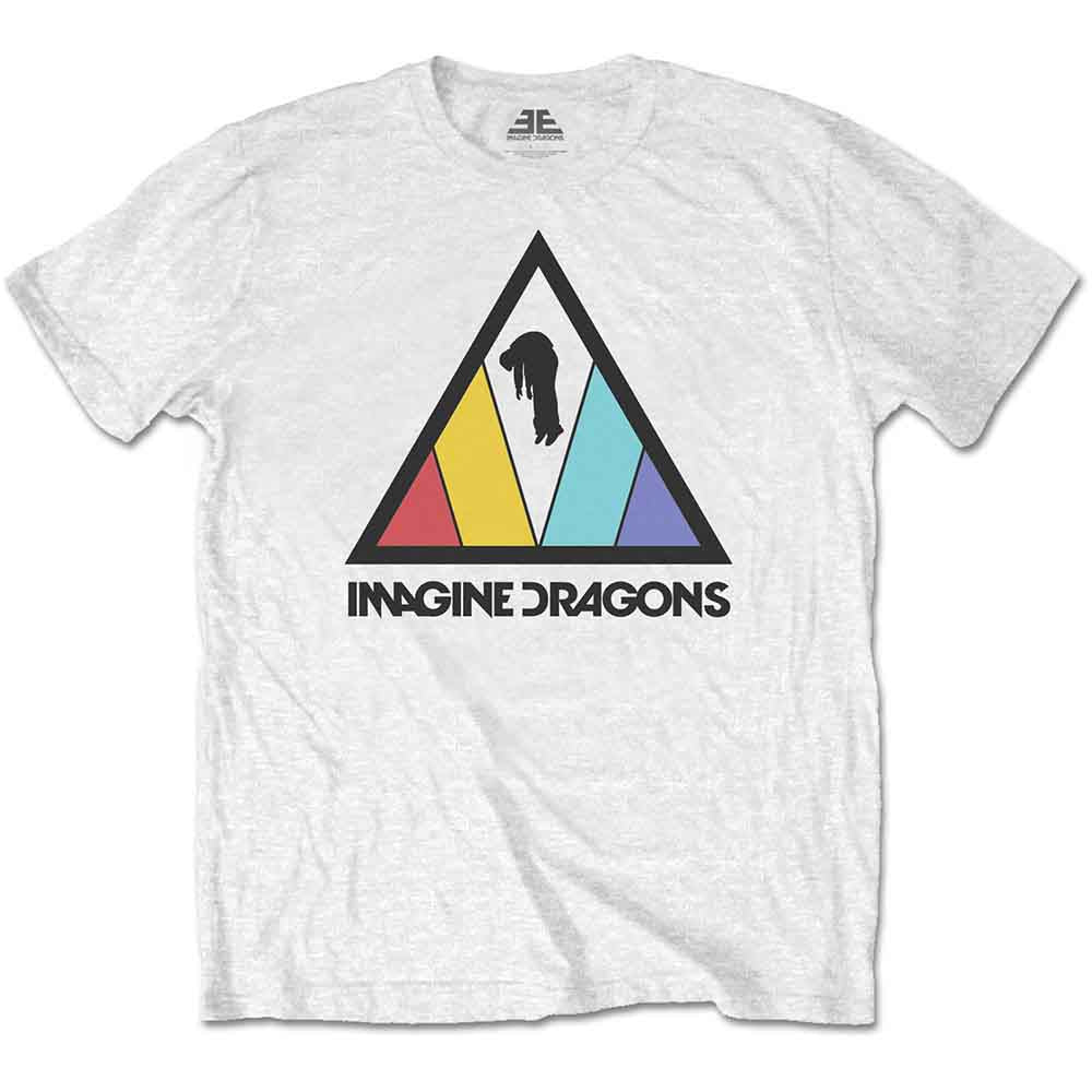 Imagine Dragons - Camiseta con el logotipo en forma de triángulo