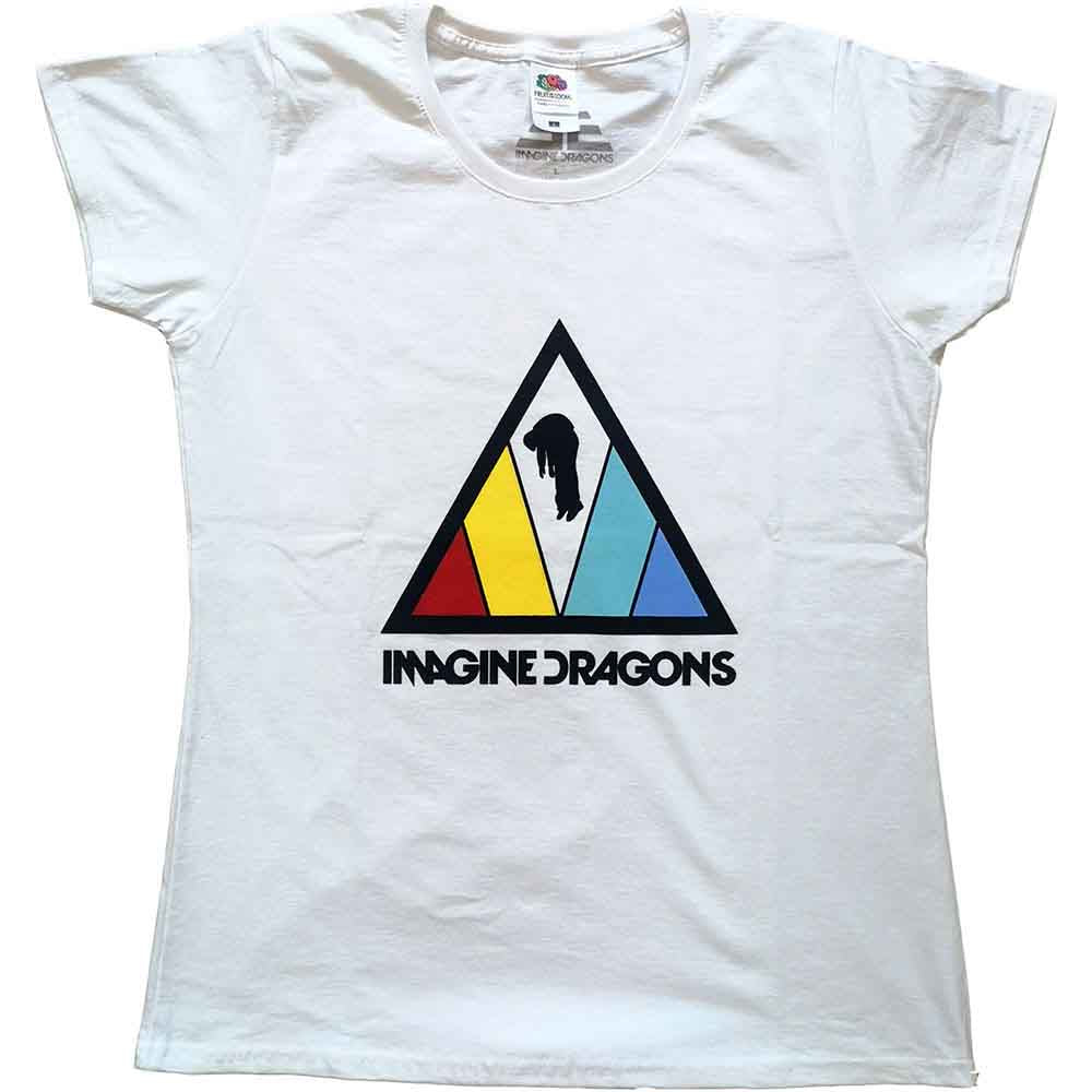 Imagine Dragons - Camiseta de manga corta con el logotipo en forma de triángulo
